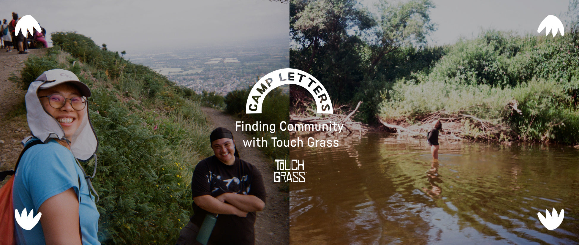 Camp Letters finding community with Touch Grass image header