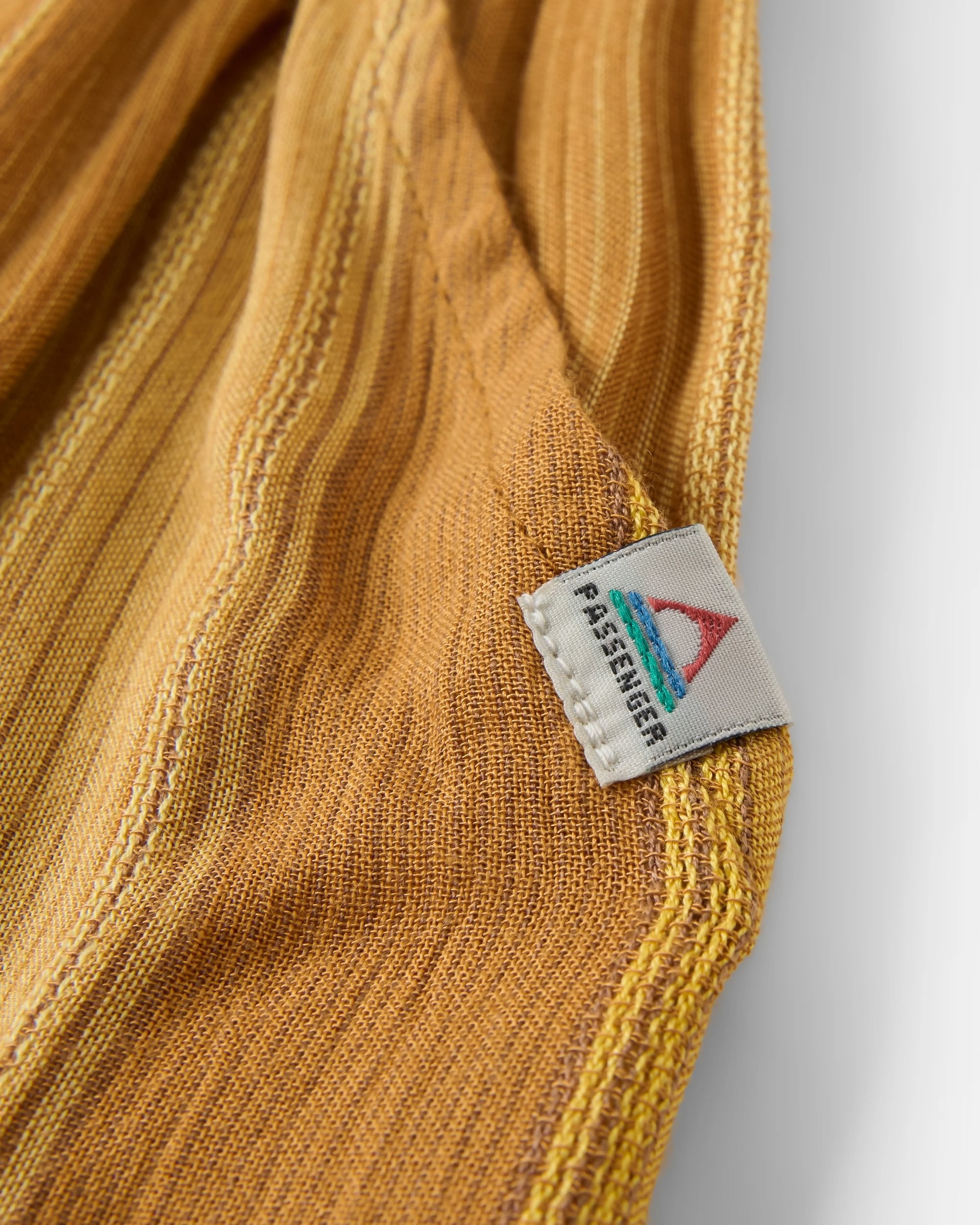 Zephyr Woven Maxi Skirt - Spruce Yellow Stripe - Flatlay