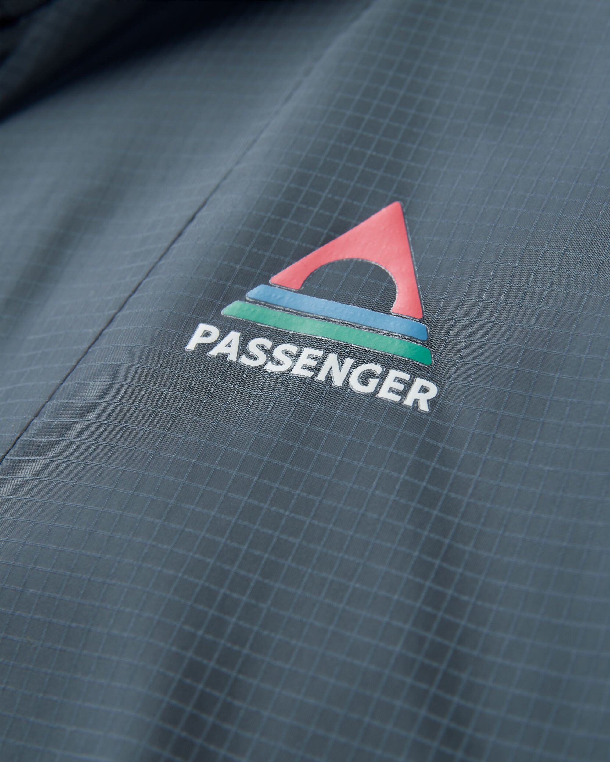 Gusto Recycled Windshell Anorak - Charcoal/Storm Grey - Flatlay