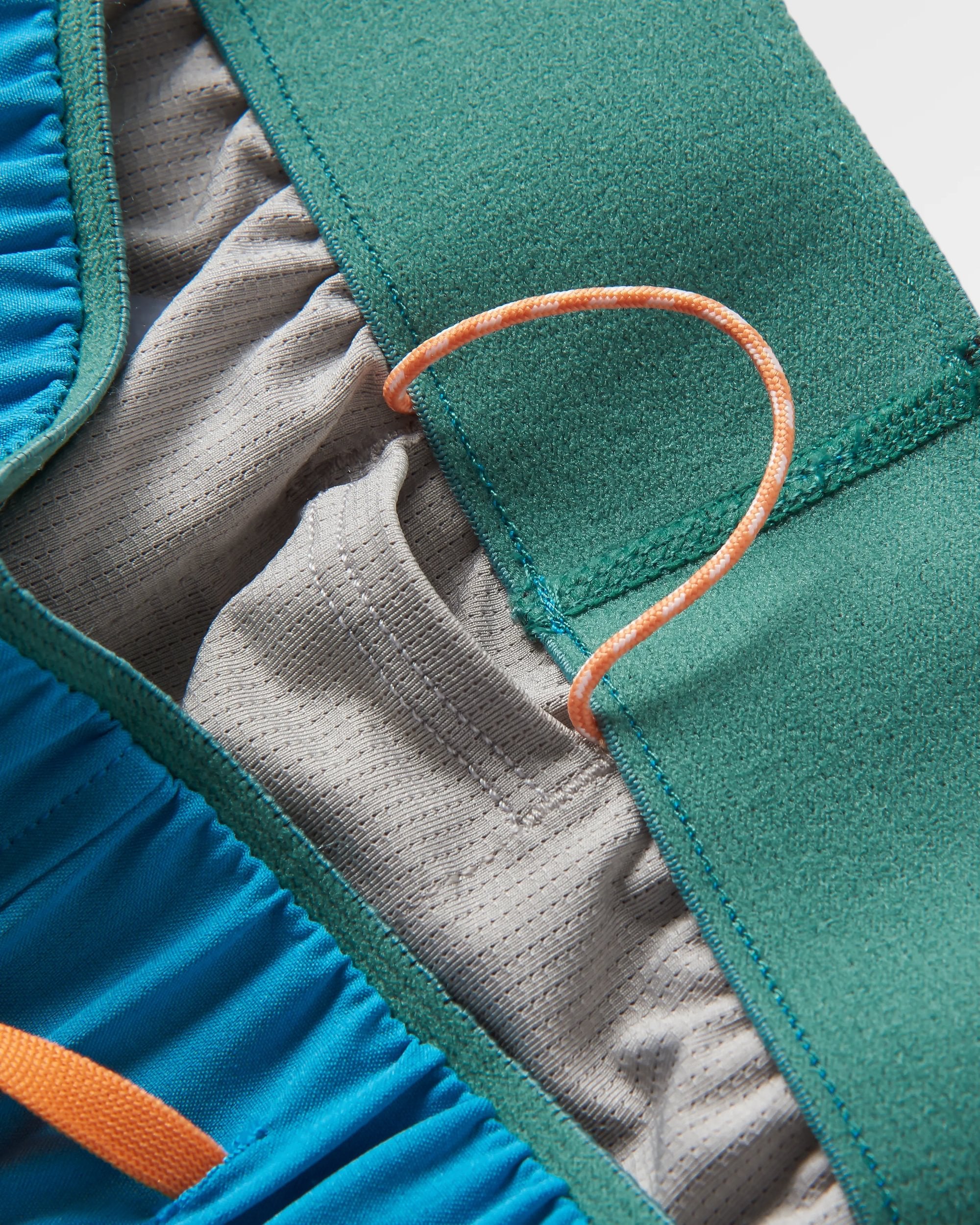 Sandune Trail Short - Blue Pool - Flatlay