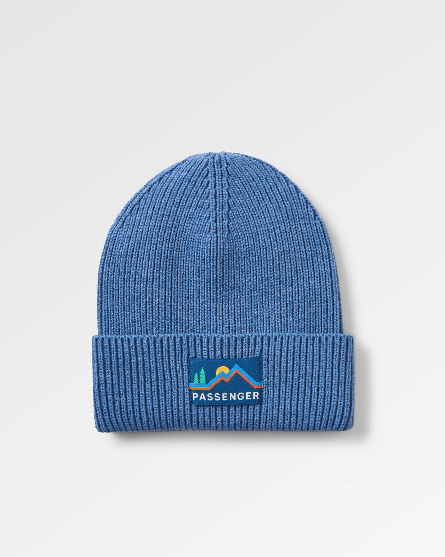 Passenger Recycled Beanie - Moonlight Blue - Flatlay