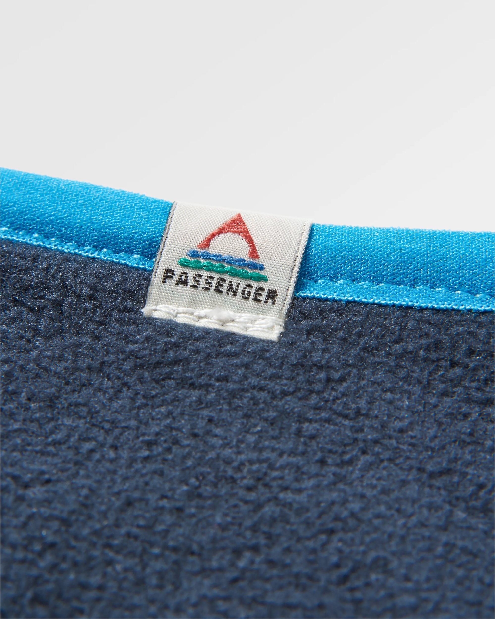 Cosy Recycled Polar Fleece Headband - Mountain Geo Multi - Flatlay