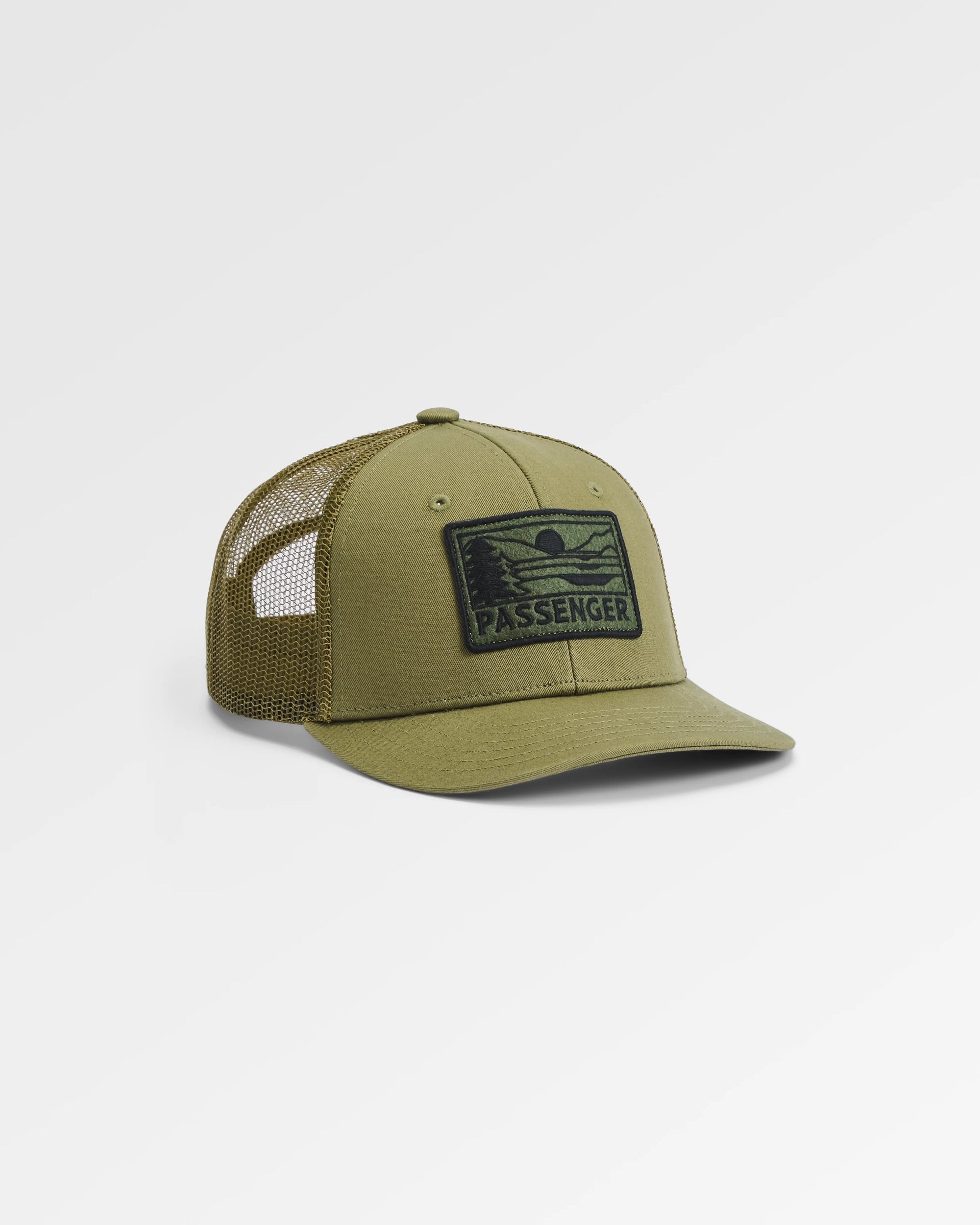 Roamer Mesh Trucker Cap - Khaki - Flatlay