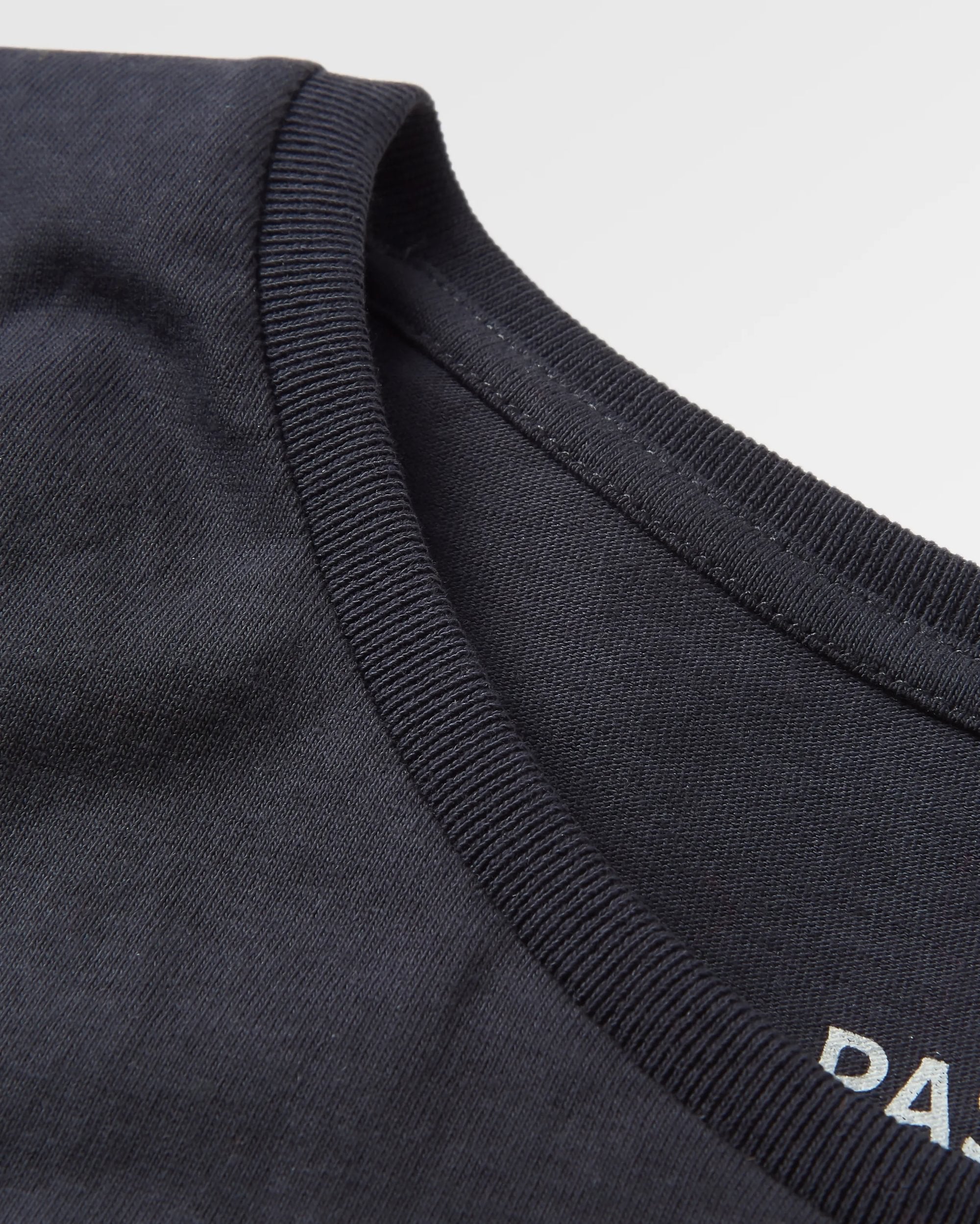 Sunray Recycled Cotton T-Shirt - Black - Flatlay