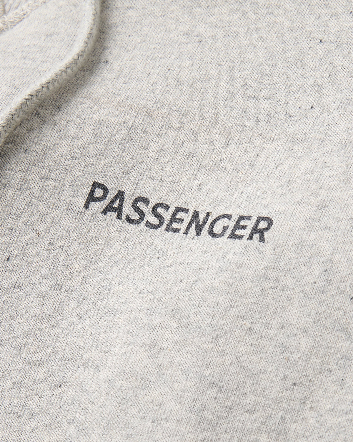 Roamer Recycled Cotton Hoodie - Grey Marl - Flatlay