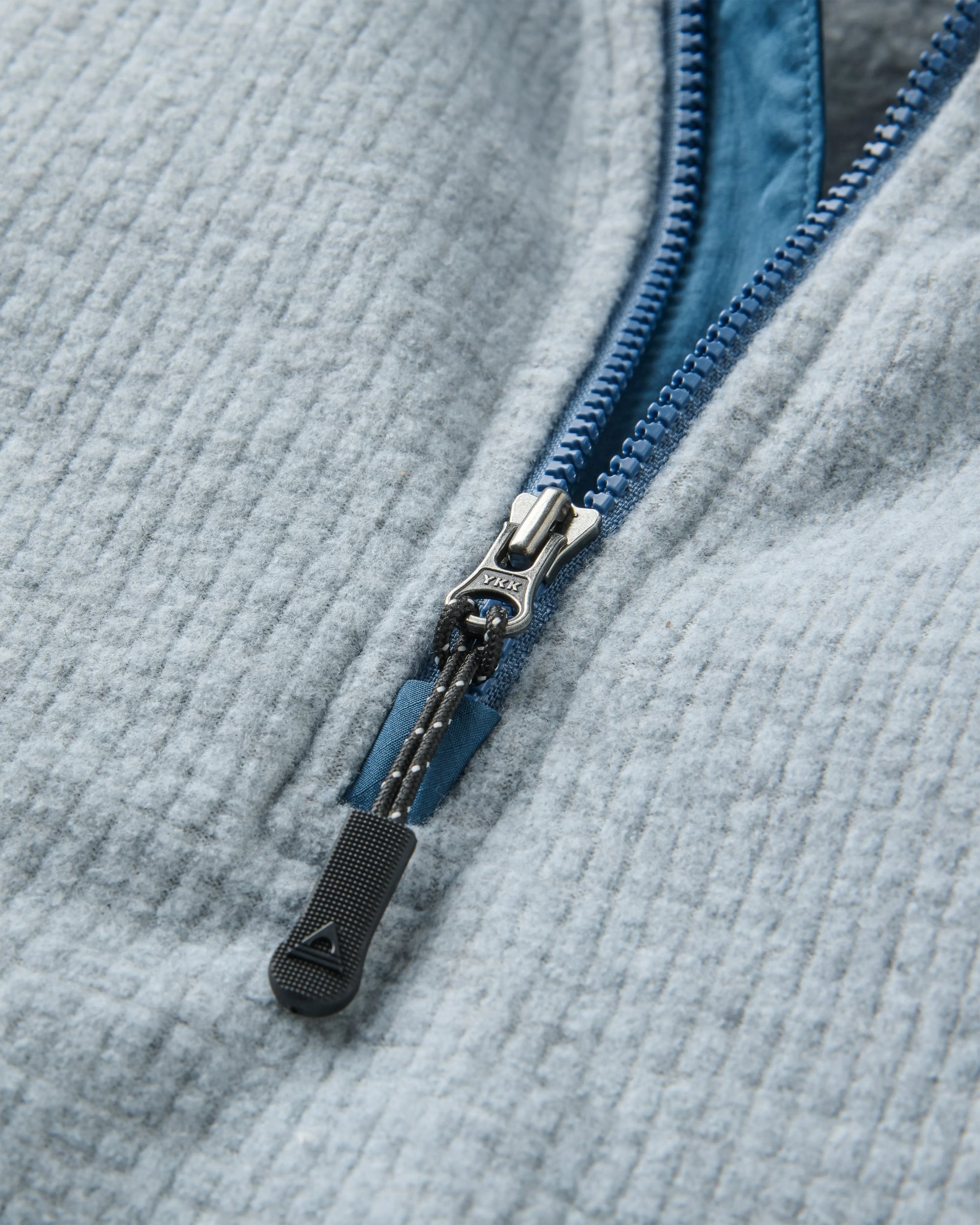 Forestscape Recycled Fleece Hoodie - Grey Marl - Flatlay