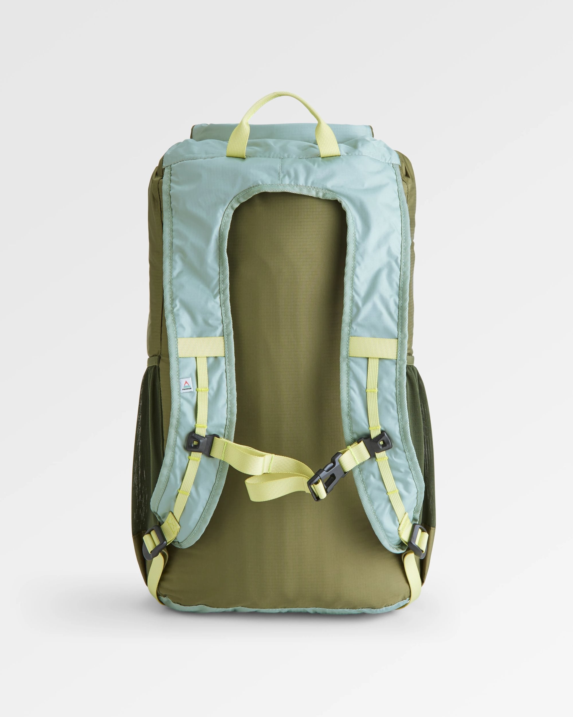 Trail Light Recycled Packable Backpack - Khaki - Flatlay