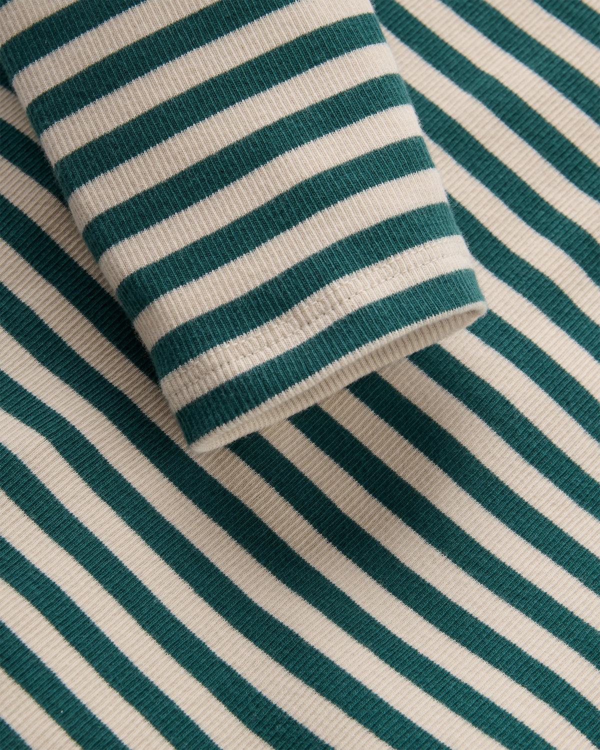Out There Ribbed LS T-Shirt - Mediterranean - Flatlay