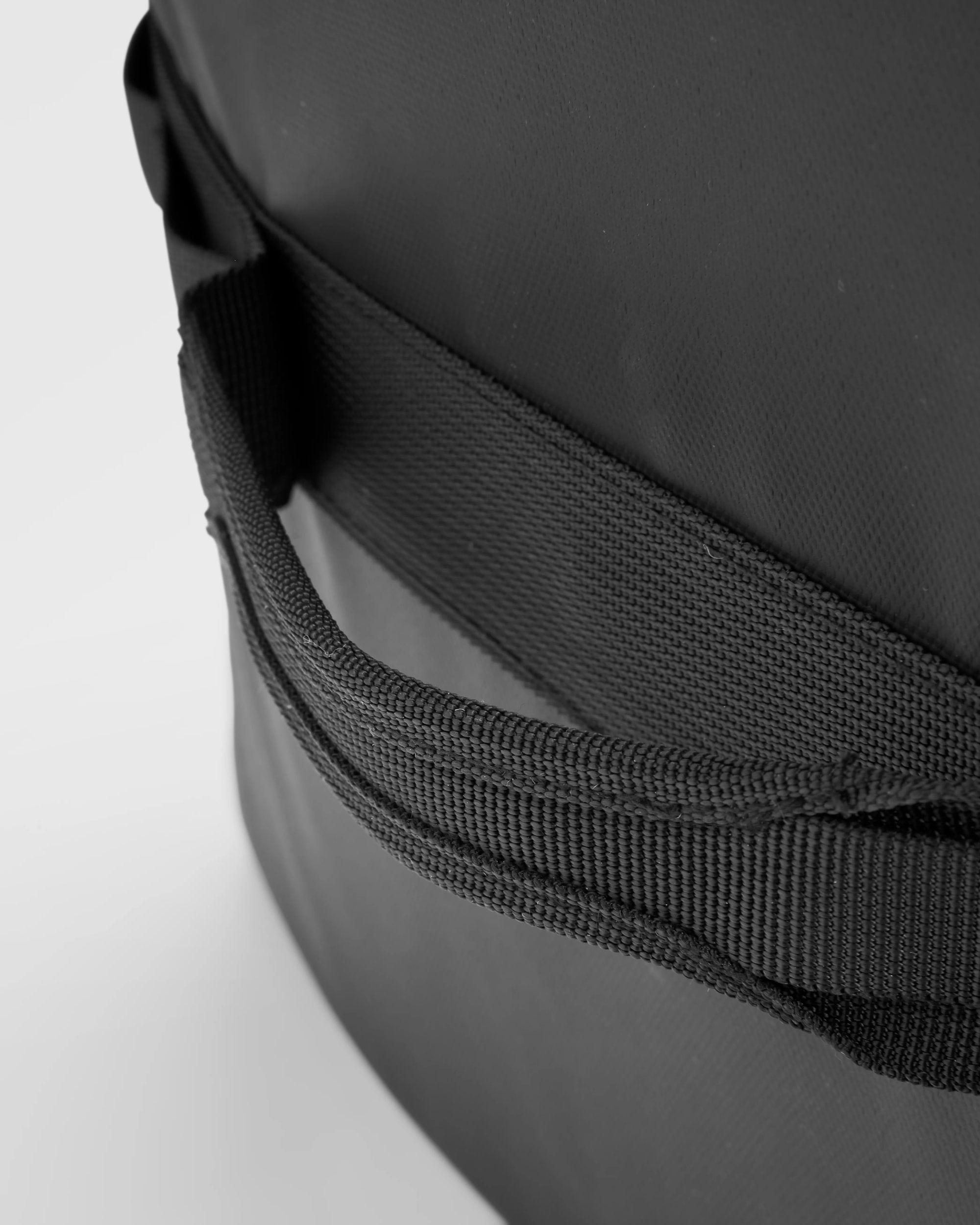 Vandrobe Recycled Duffel - Black - Flatlay