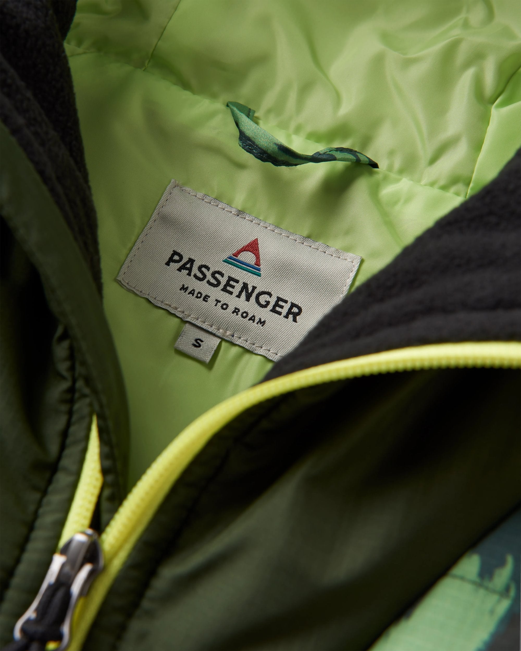 Ocean Recycled Insulated Anorak - Abstract Mountain Fir Tree - Flatlay