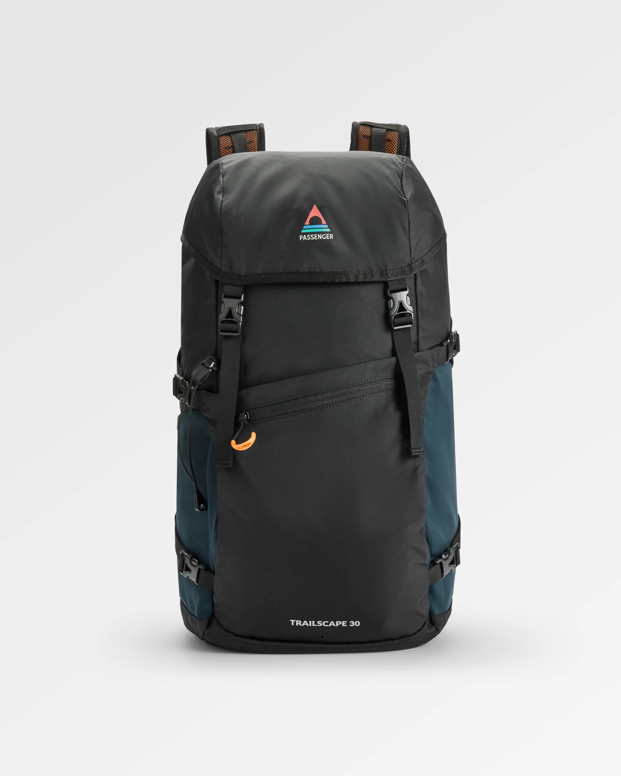 Trailscape Recycled 30L Backpack - Black - Flatlay