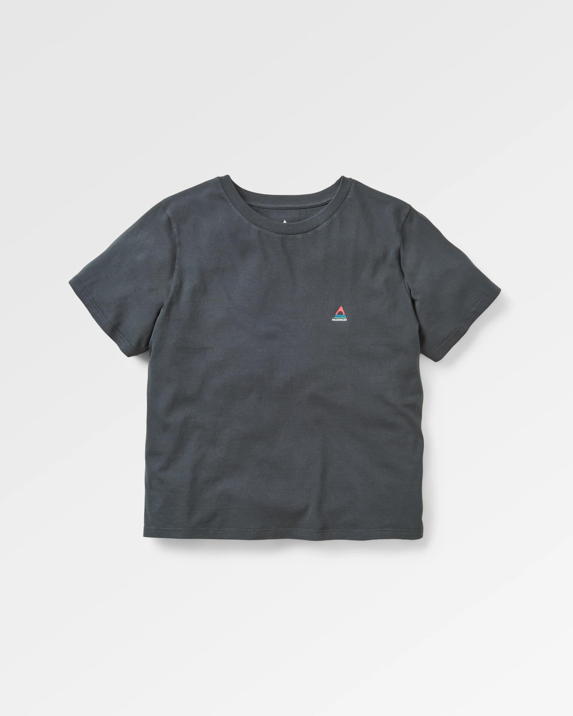 Classic Recycled Cotton T-Shirt - Black - Flatlay