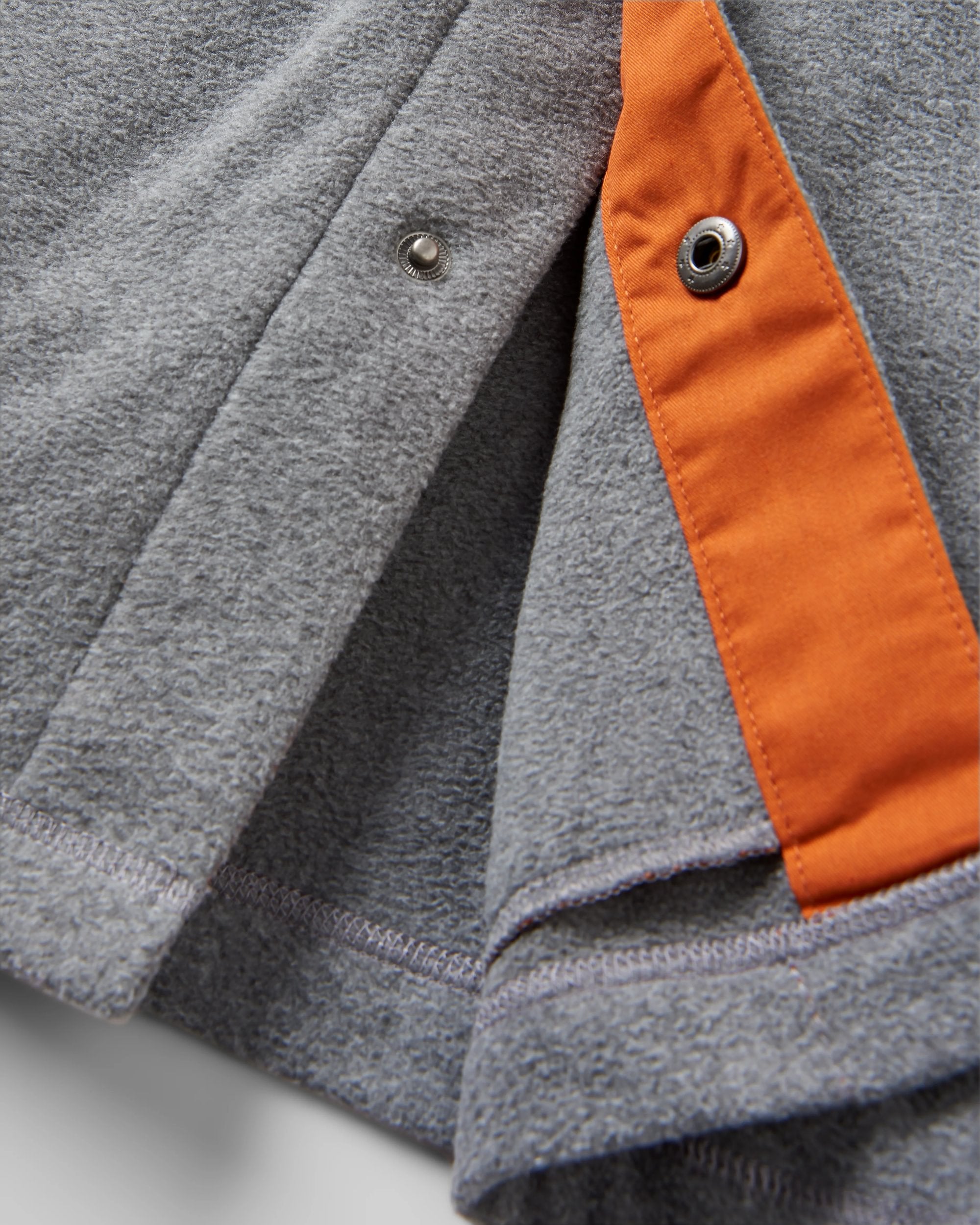 Maple Recycled Polar Fleece Shirt - Grey Marl 2 - Flatlay