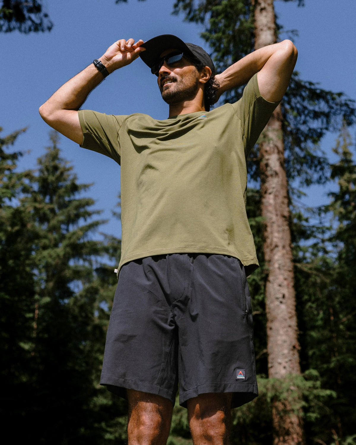 Classic Logo Drirelease® Active T-Shirt - Khaki - Lifestyle