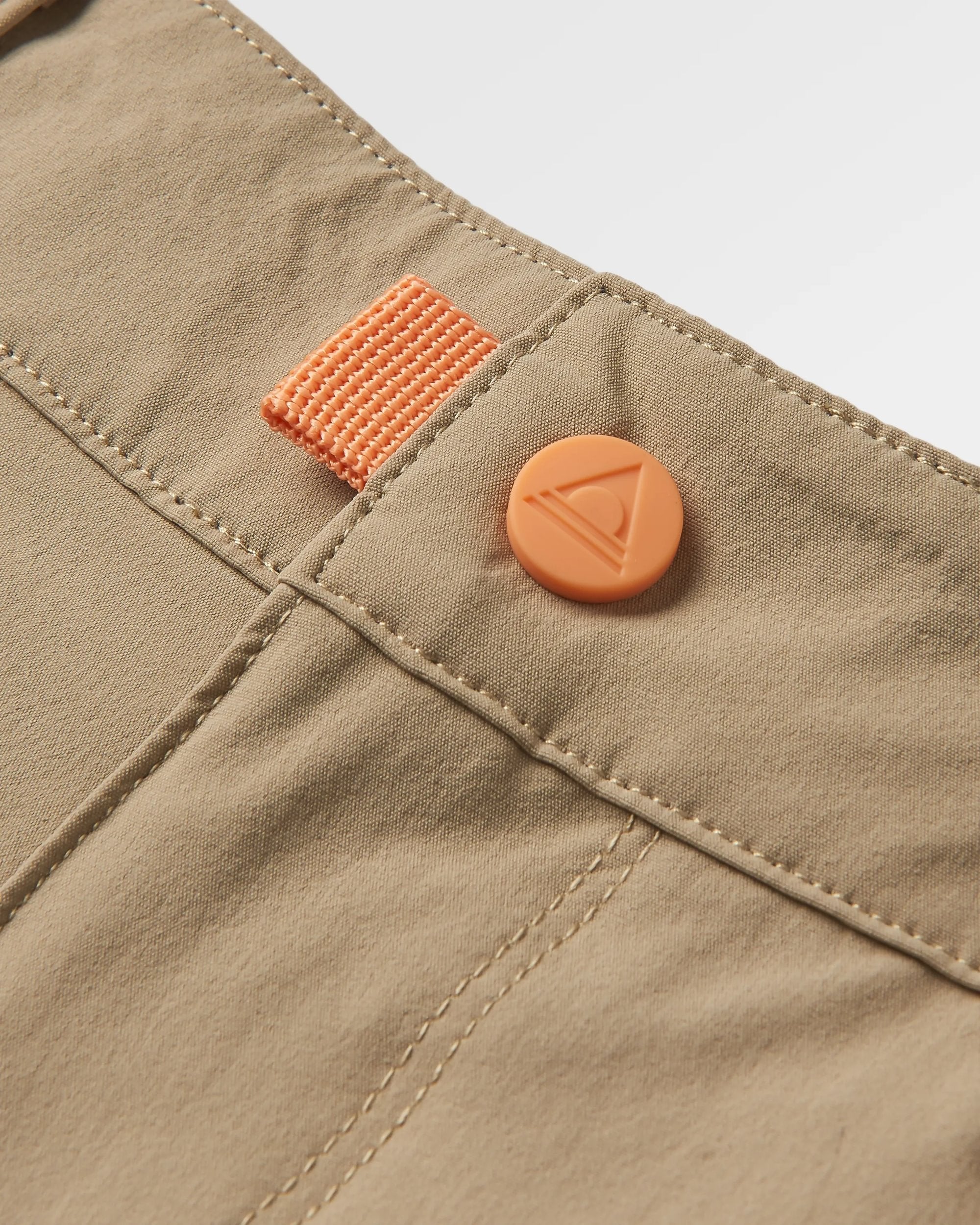 365 Trail Roll-Up Short - Chinchilla Brown - Flatlay