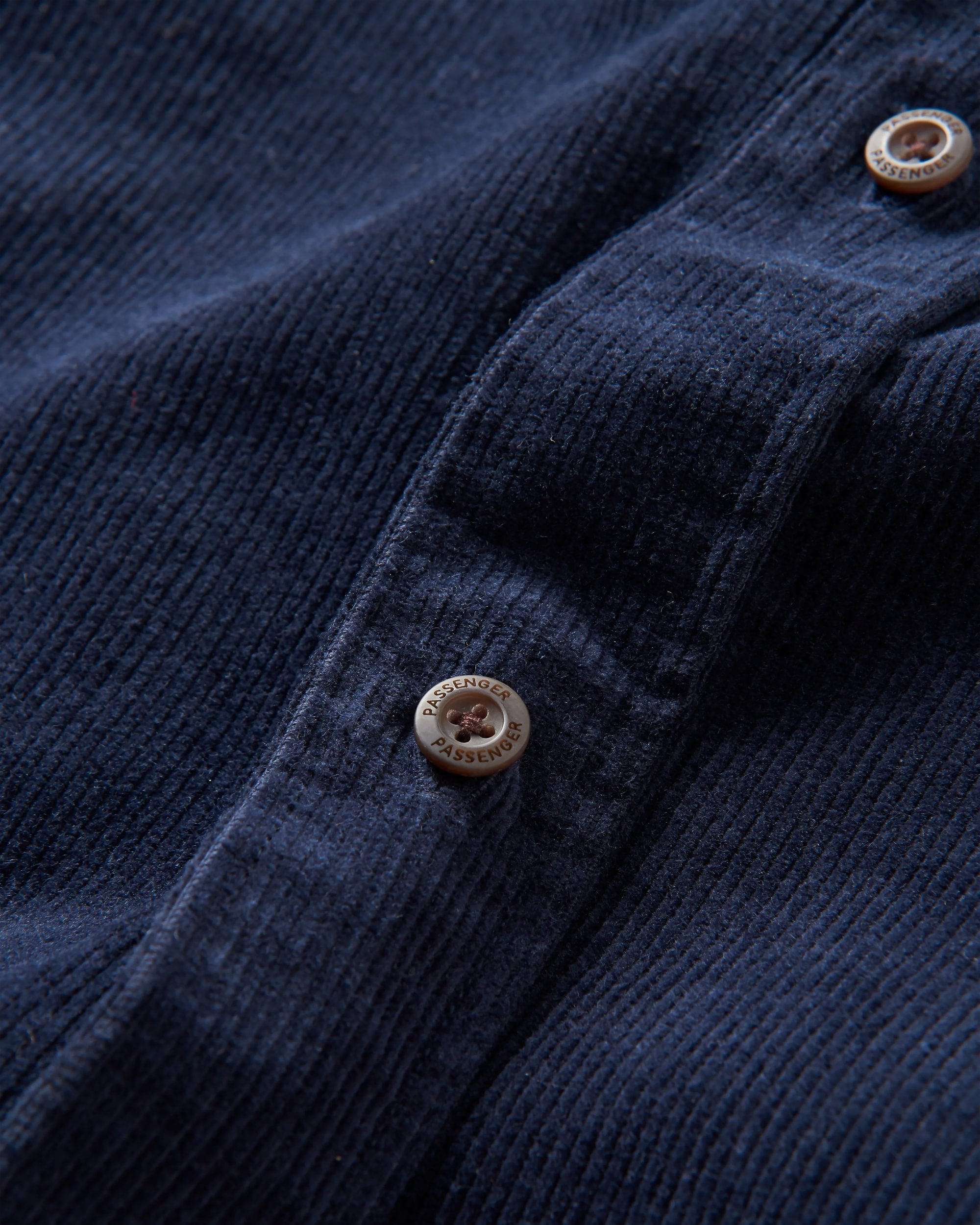 Backcountry Cord Shirt - Deep Navy - Flatlay