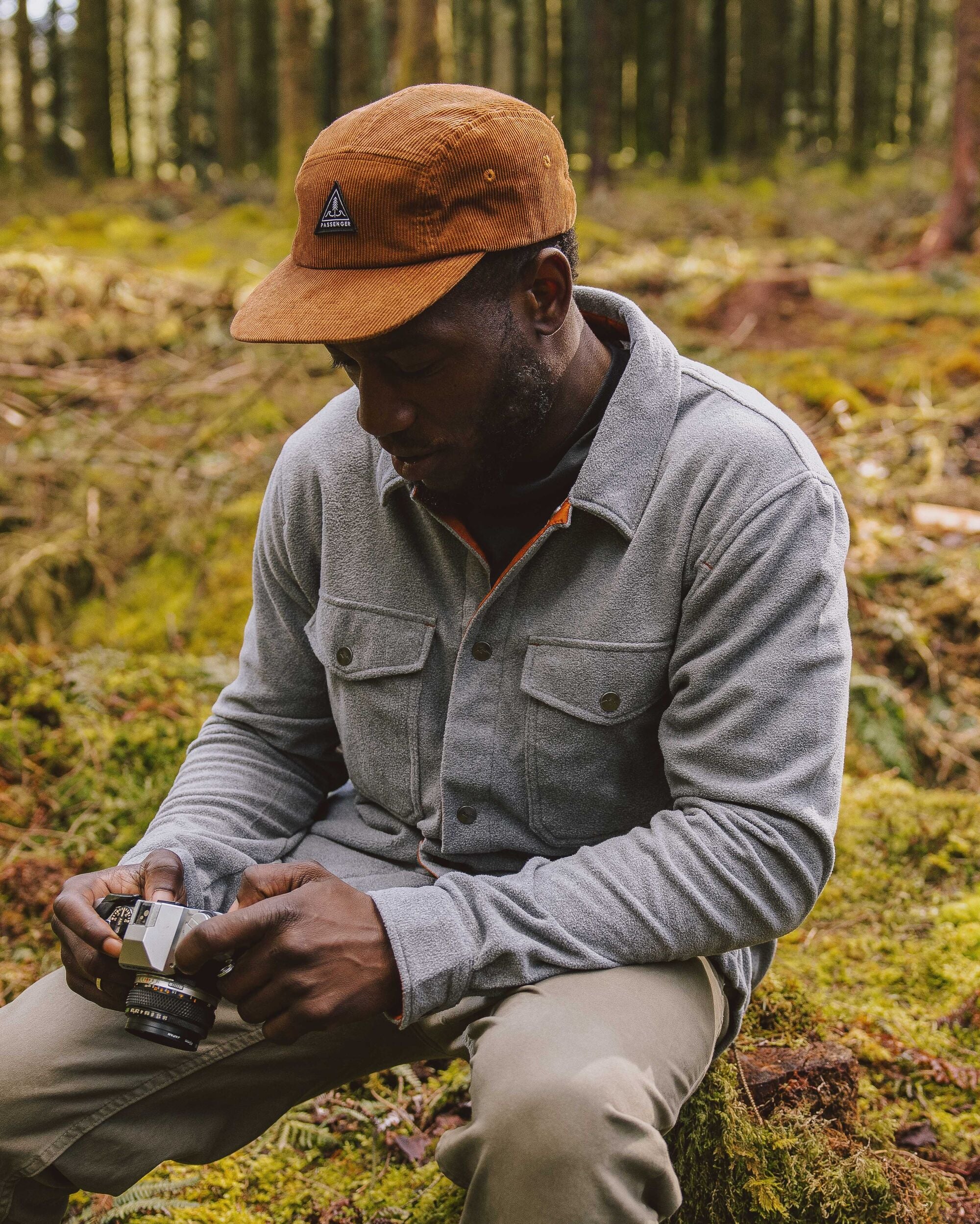 Maple Recycled Polar Fleece Shirt - Grey Marl 2 - Lifestyle