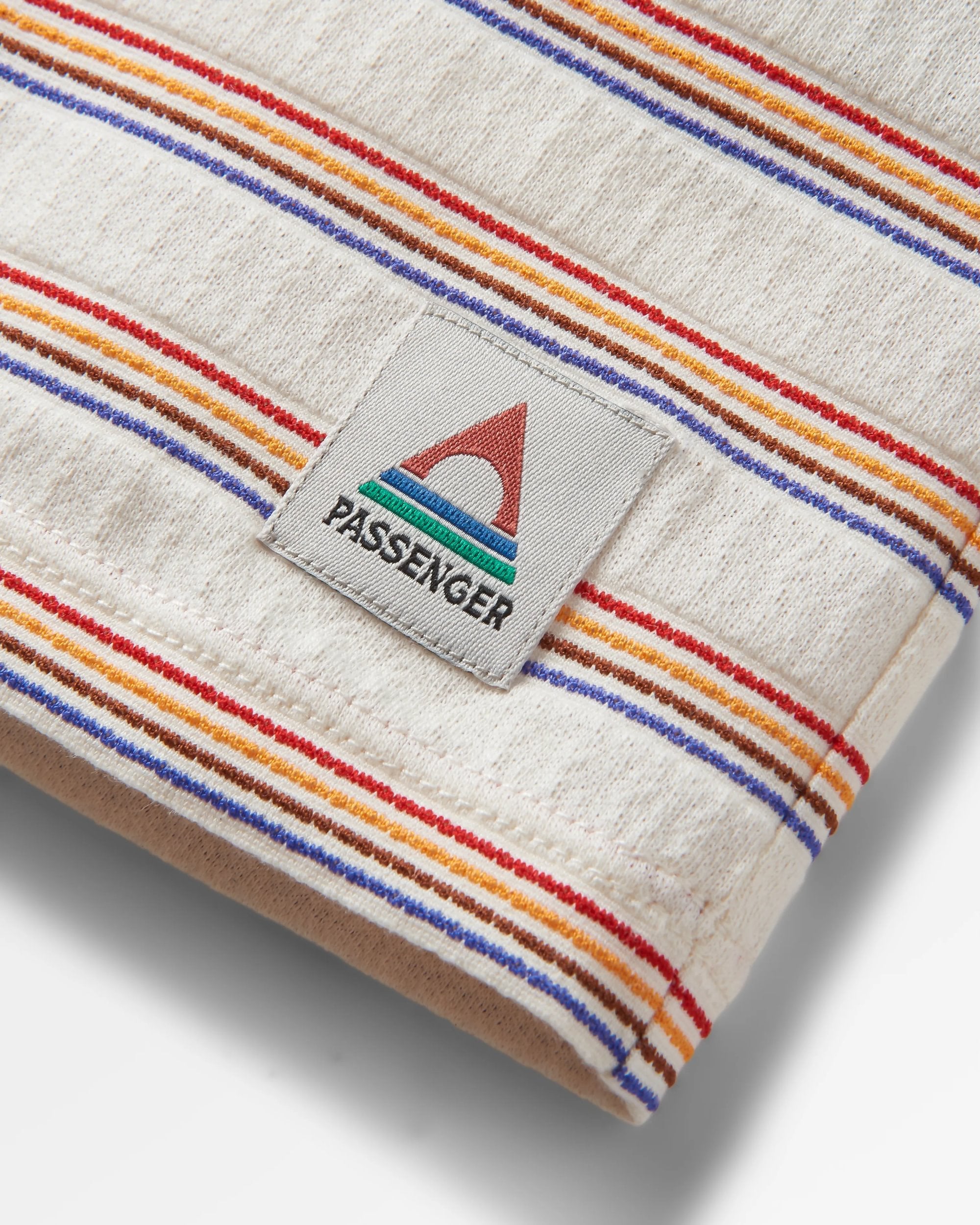 Retro Vibes Organic Cotton Vest - Retro Stripe - Flatlay