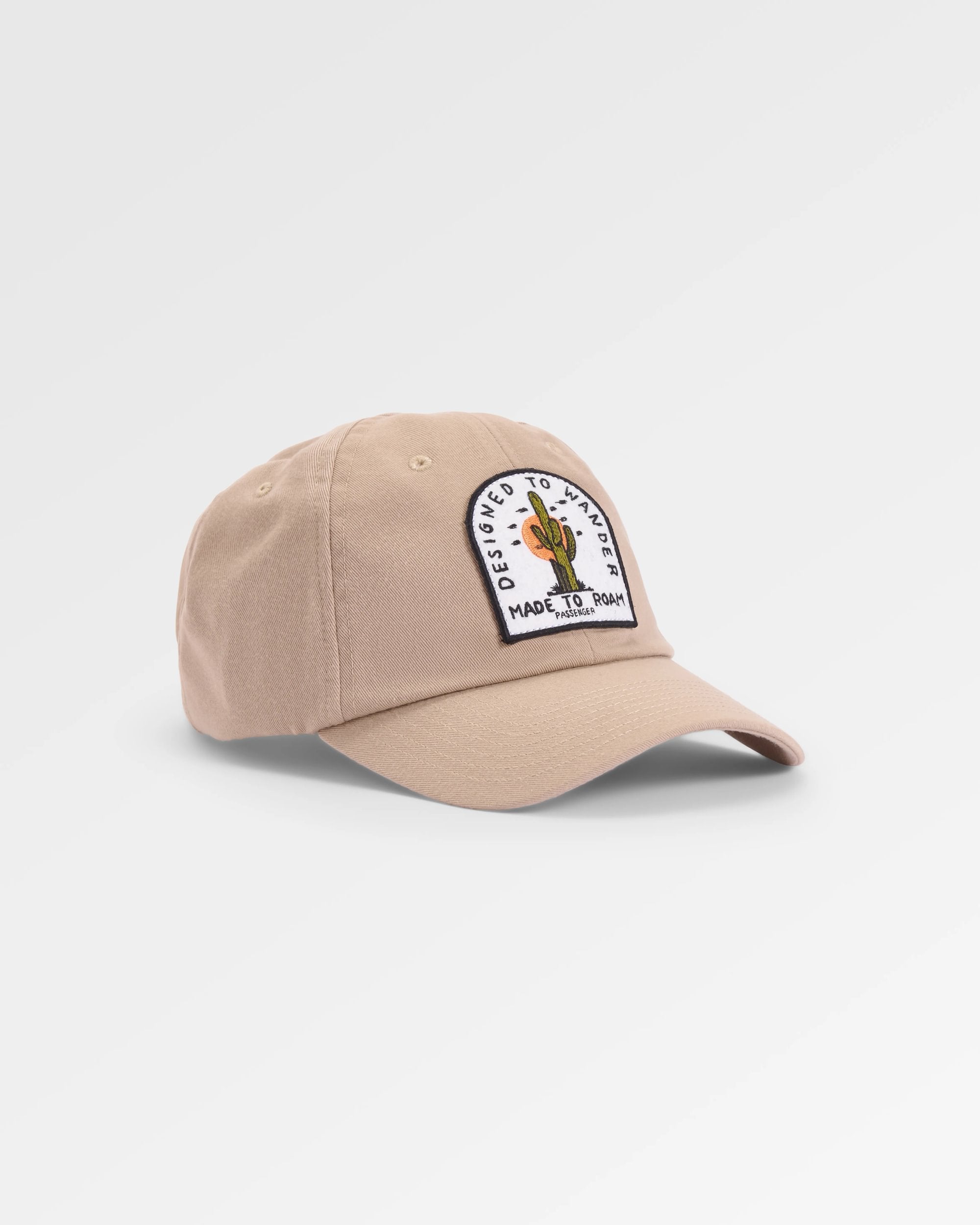 Oakash 6 Panel Cap - Simply Taupe - Flatlay