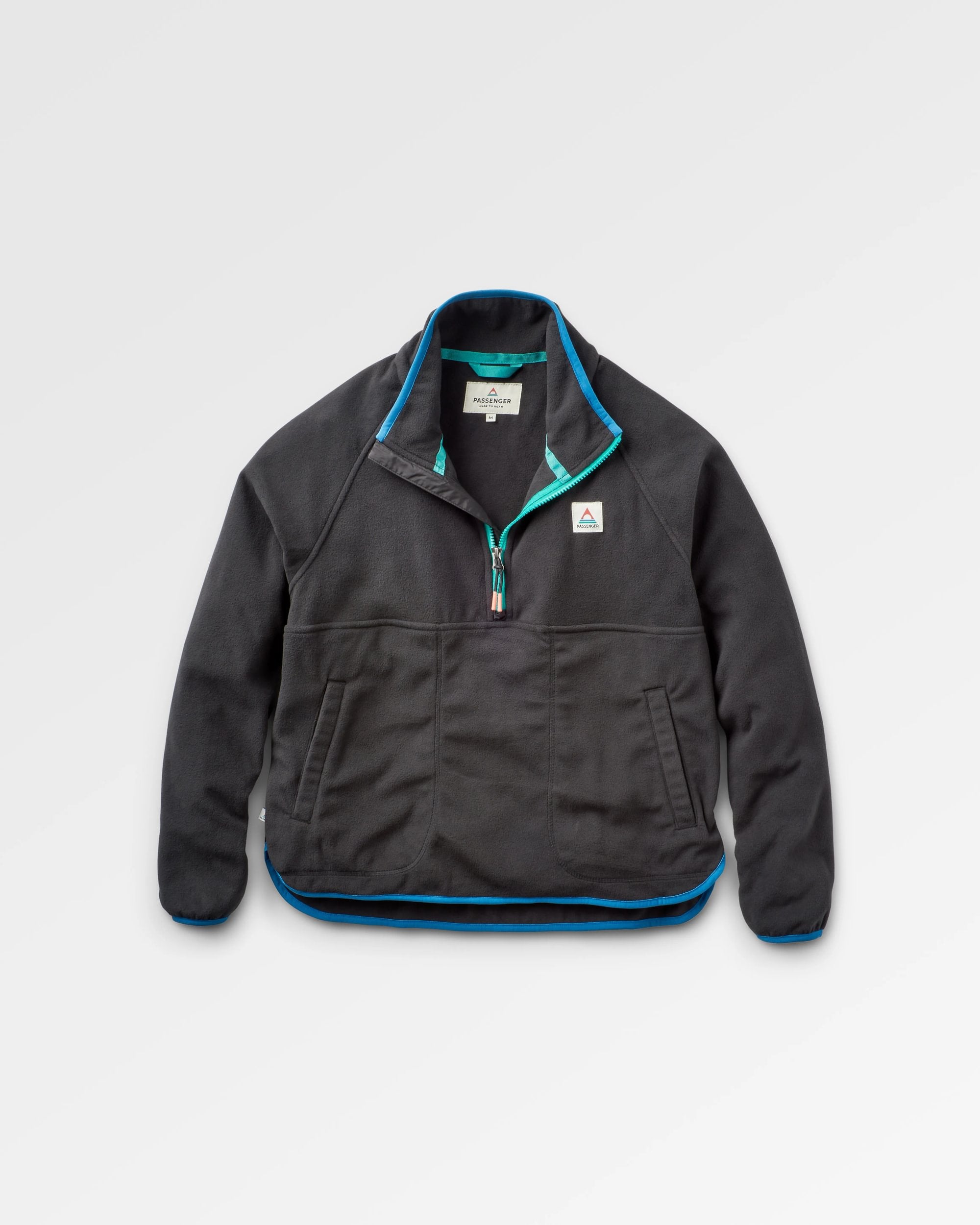 Sorrel Recycled Polar Fleece - Black - Flatlay