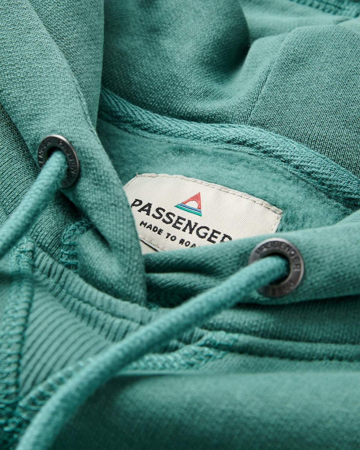 Roamer Recycled Cotton Hoodie - Deep Ocean - Flatlay