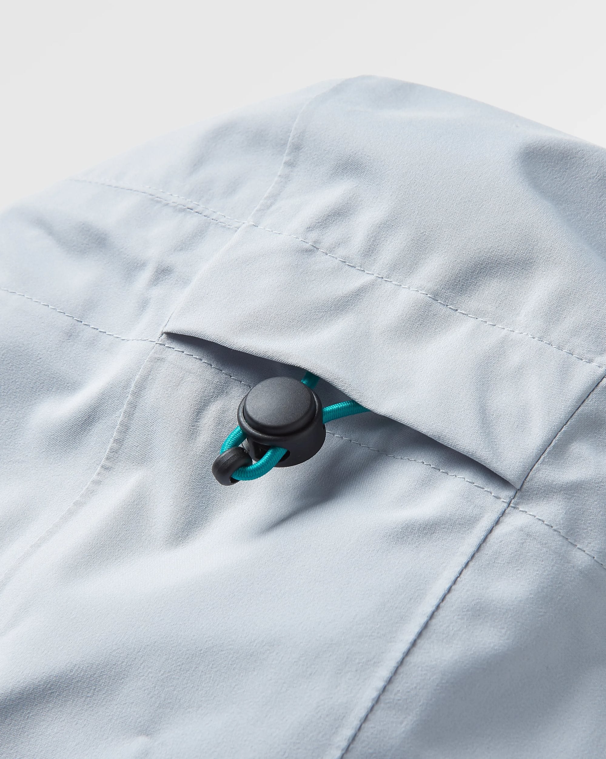 Rainstorm Recycled Waterproof Jacket - Grey Blue/Blue Steel - Flatlay