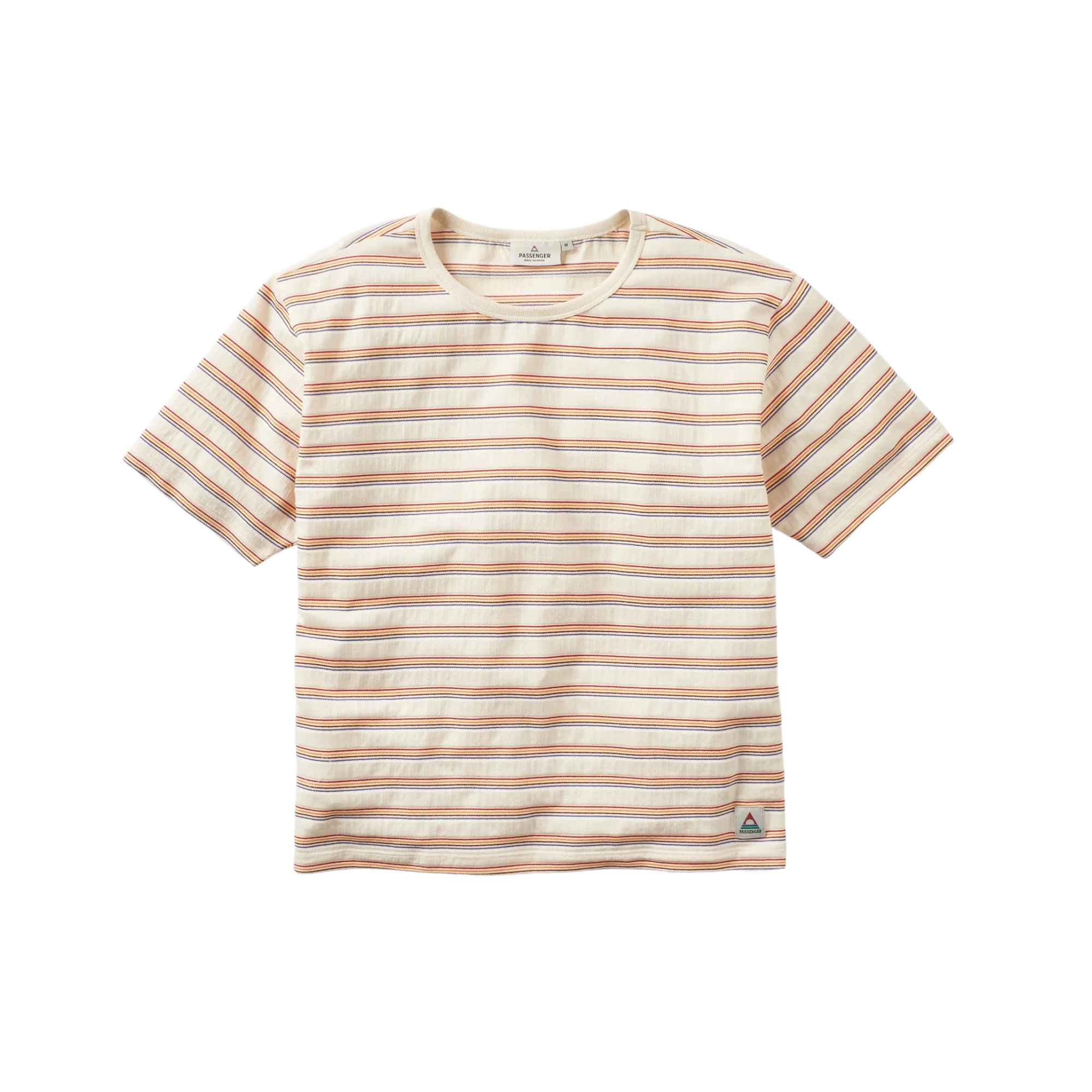 Retro Vibes Organic Cotton T-Shirt - Retro Stripe