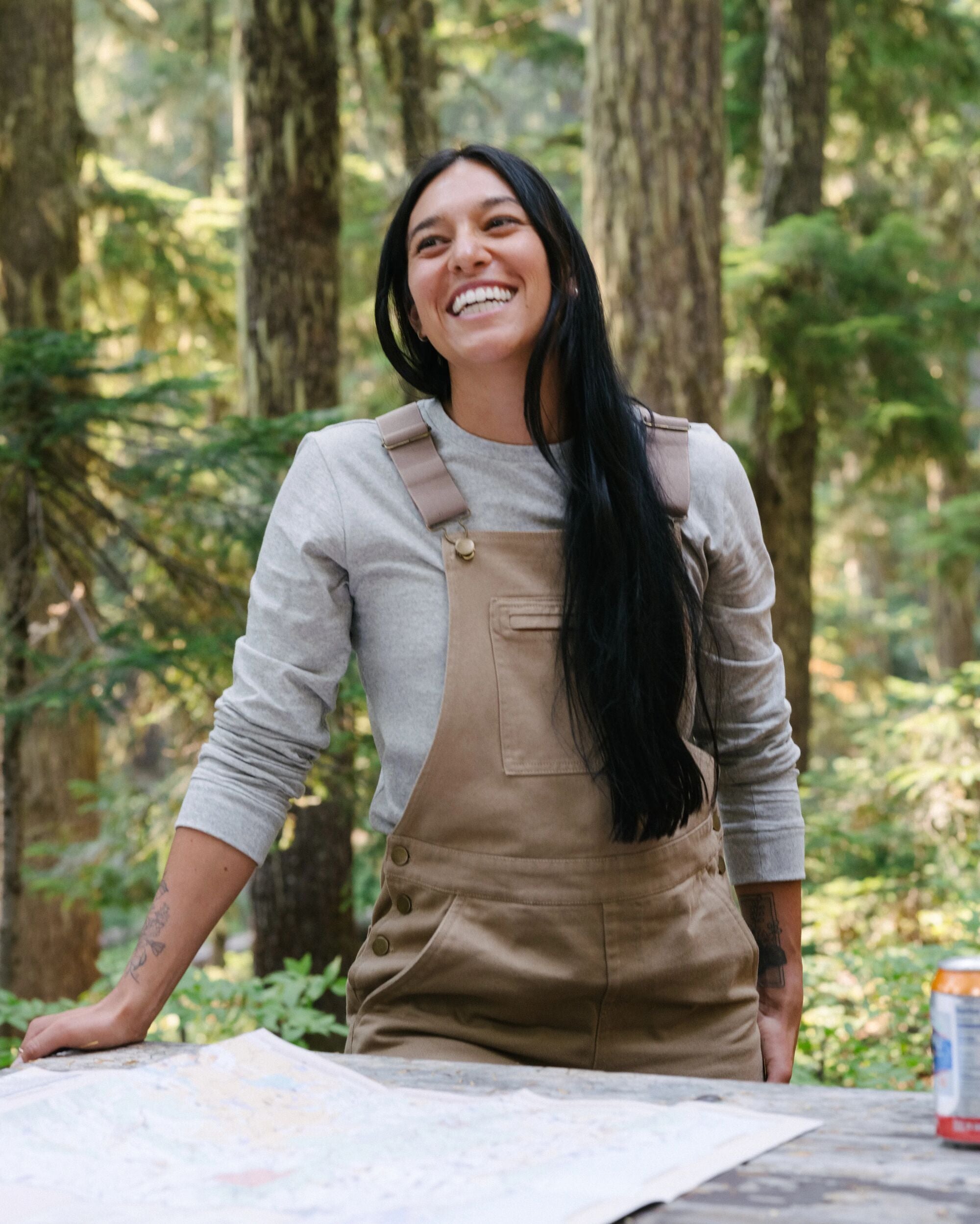 Shuffle Organic Cotton Dungarees - Elmwood -