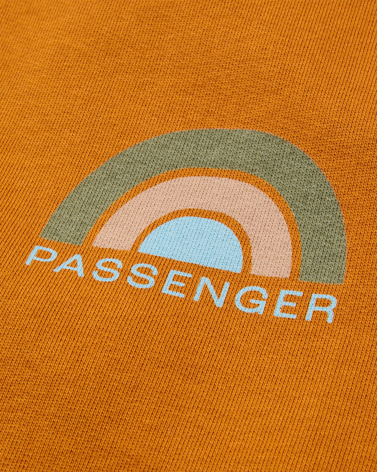 Papercut Recycled Sweatshirt - Retro Orange - Flatlay