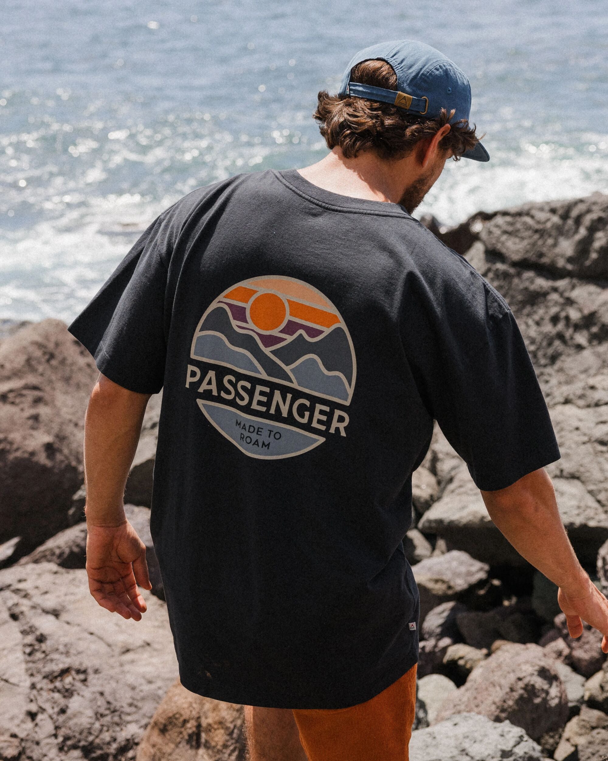 Laidback Recycled Cotton Relaxed Fit T-Shirt - Black - Lifestyle