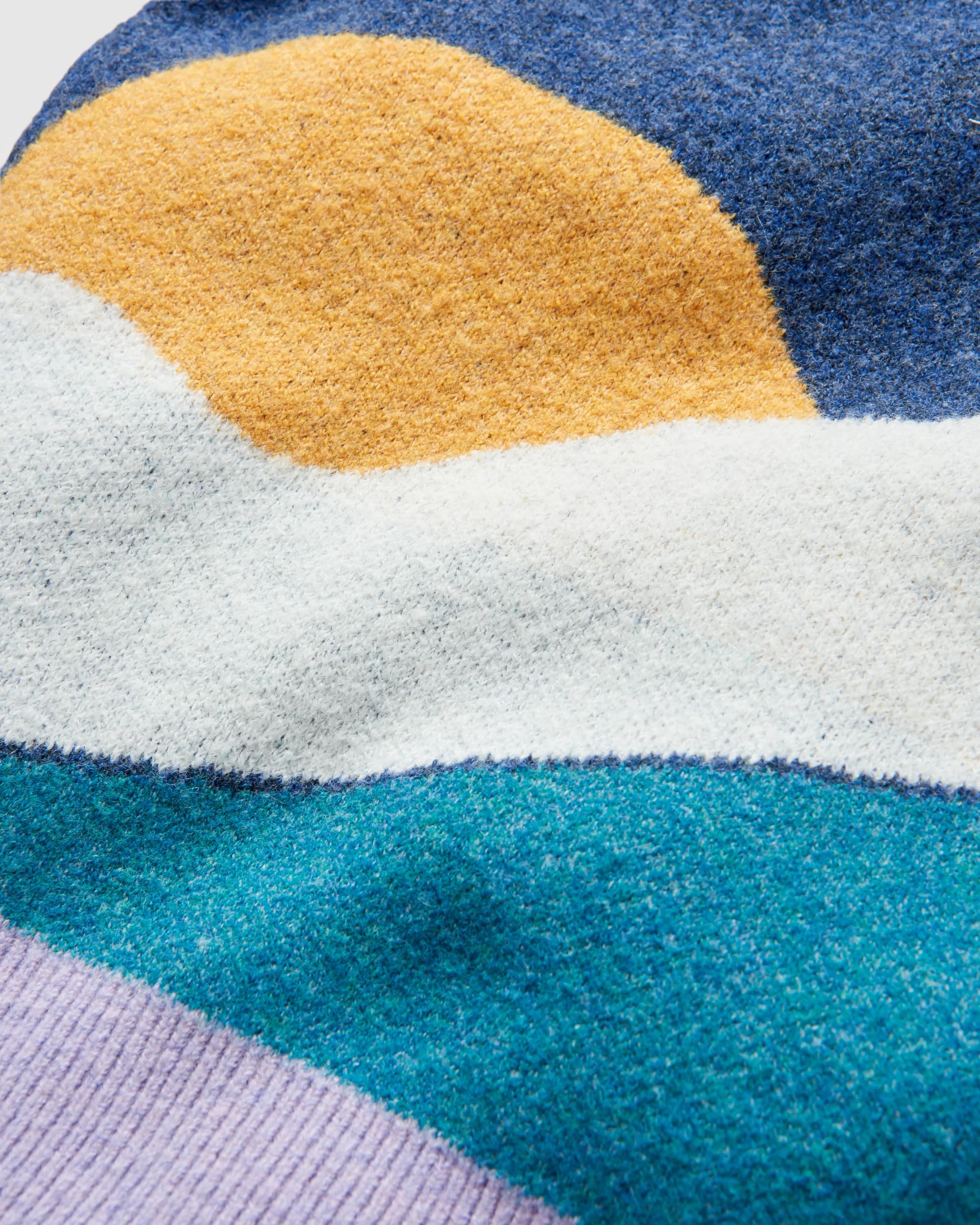 Vista Recycled Knitted Jumper - Dark Denim - Flatlay