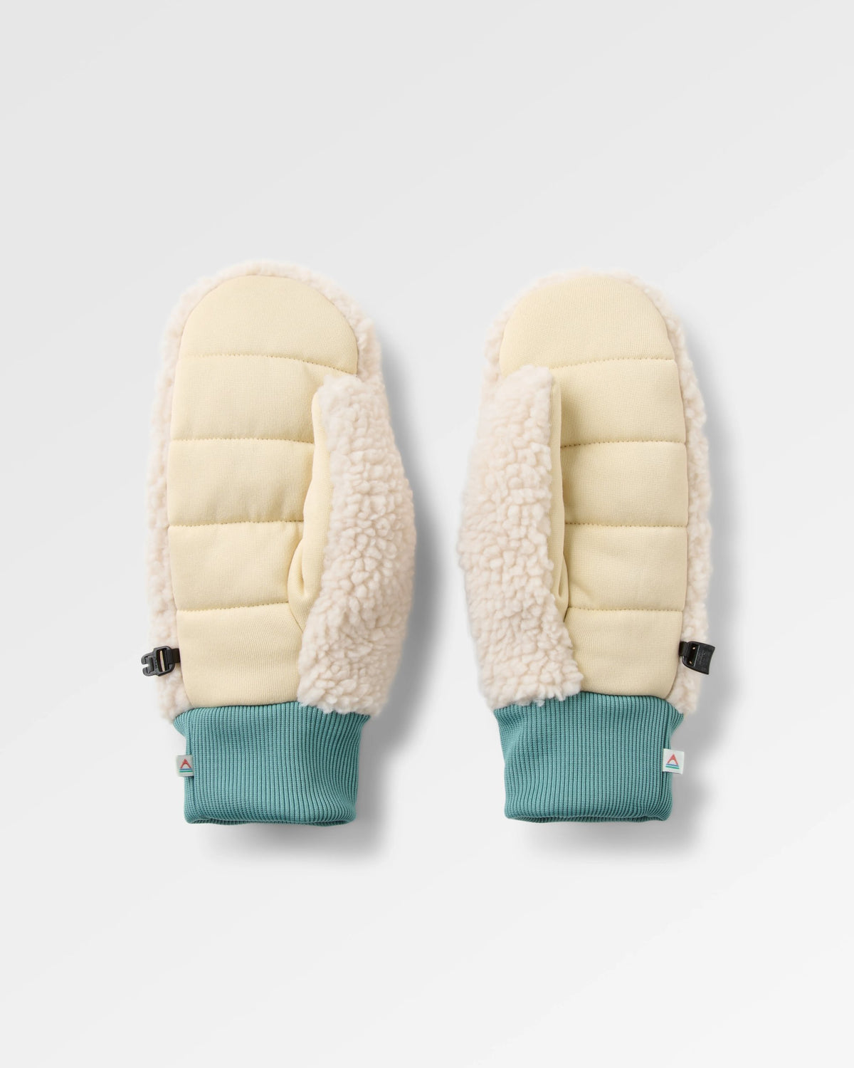Avalanche Sherpa Mittens - Oatmeal - Flatlay