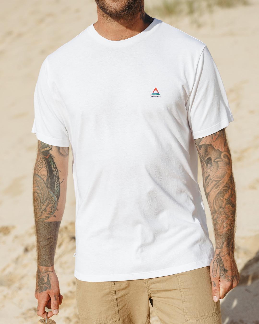 Classic Logo T-Shirt - White - Lifestyle