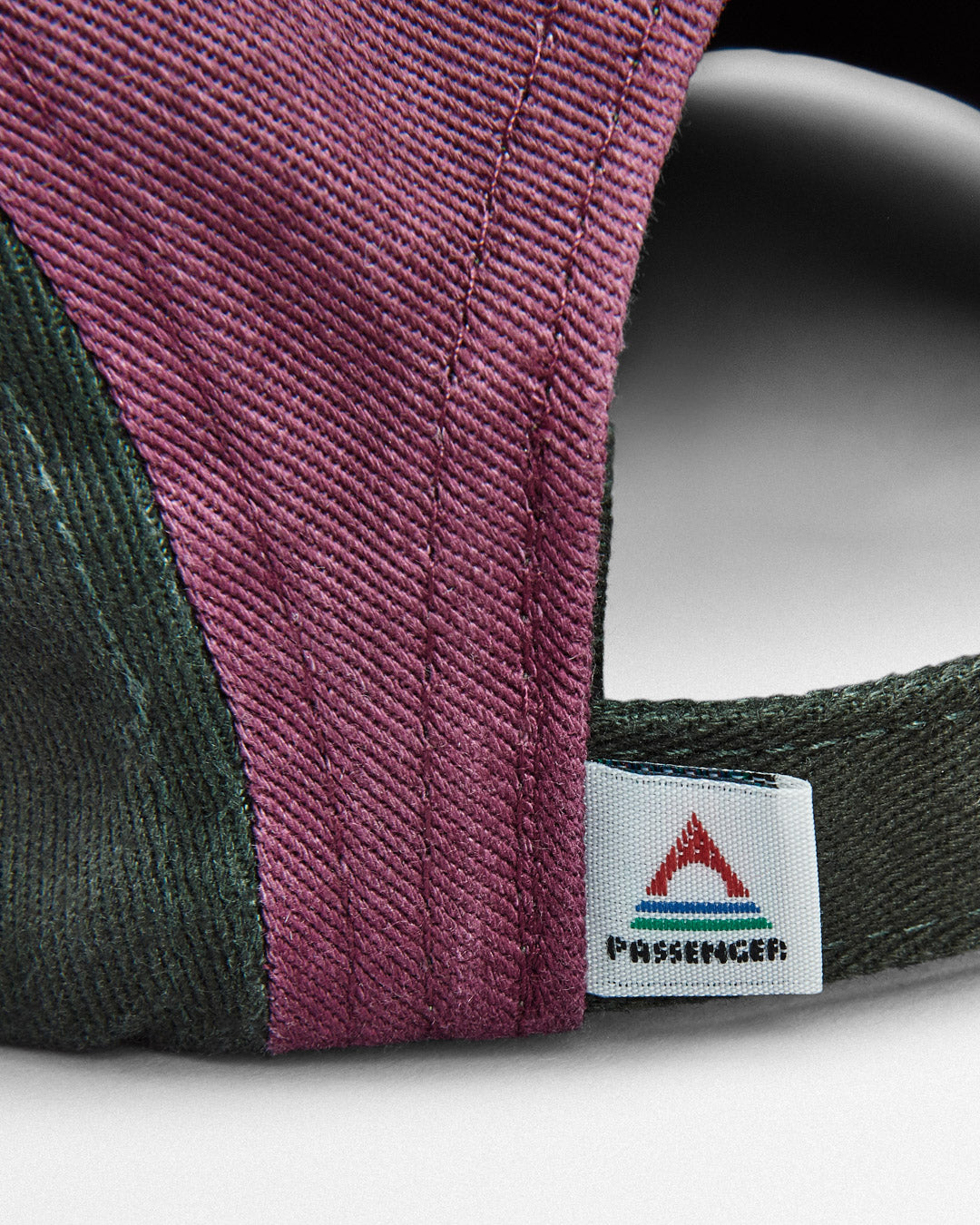 Fixie Recycled Cotton 5 Panel Cap - Grape Multi