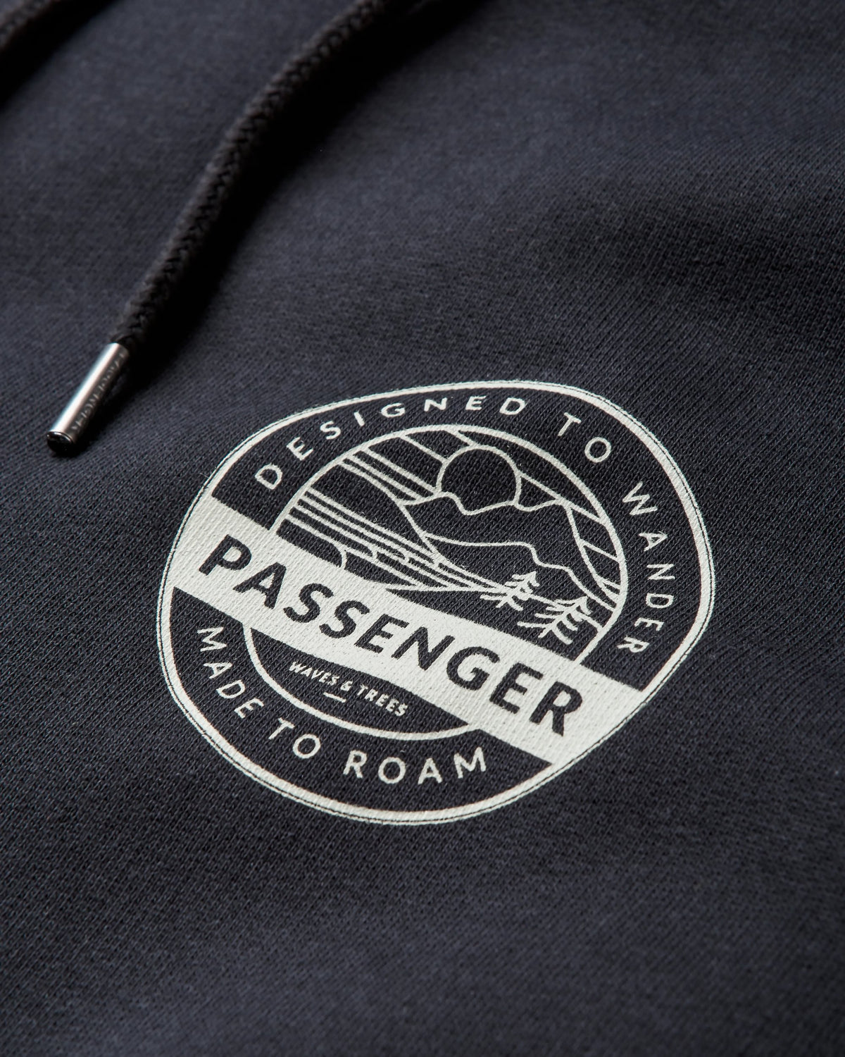 Odyssey Organic Cotton Hoodie - Black - Flatlay