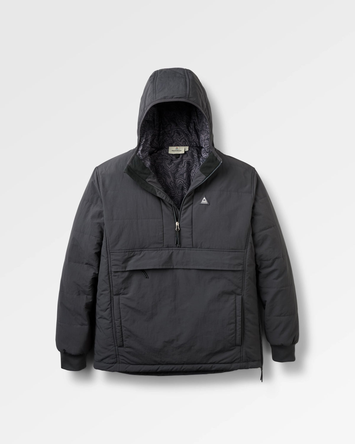 Oceanic Insulated Anorak - Faded Black - Flatlay