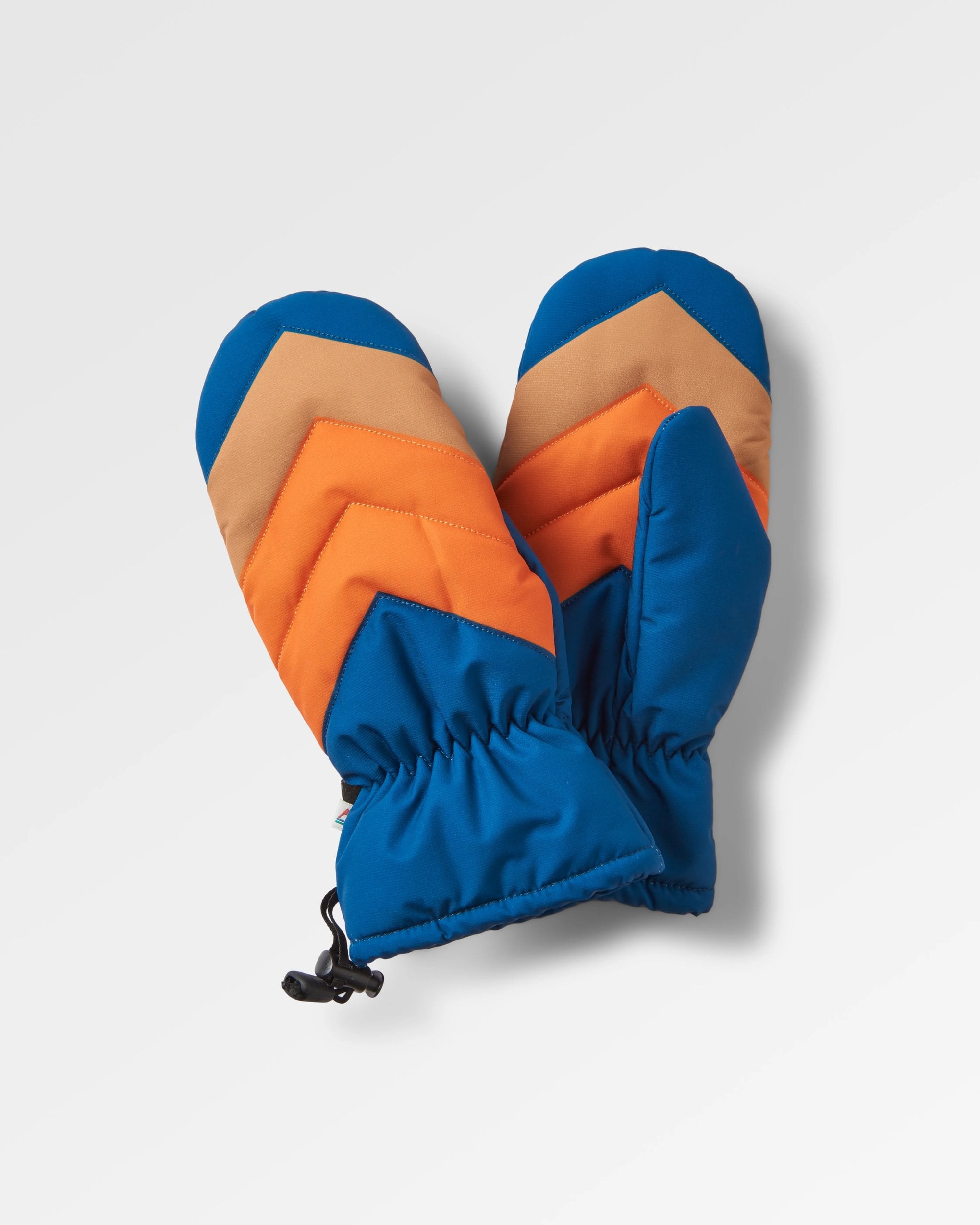 Moonlight Mittens - Tidal Blue Orange Multi - Flatlay