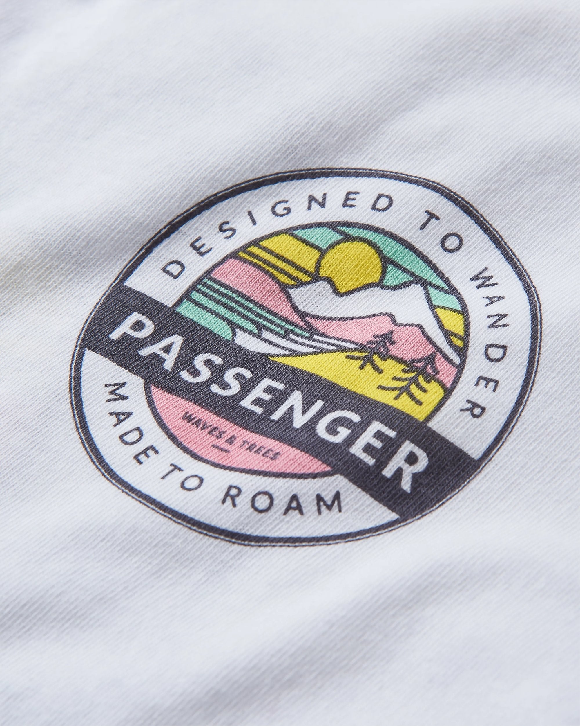 Odyssey Recycled Cotton T-Shirt - White - Flatlay