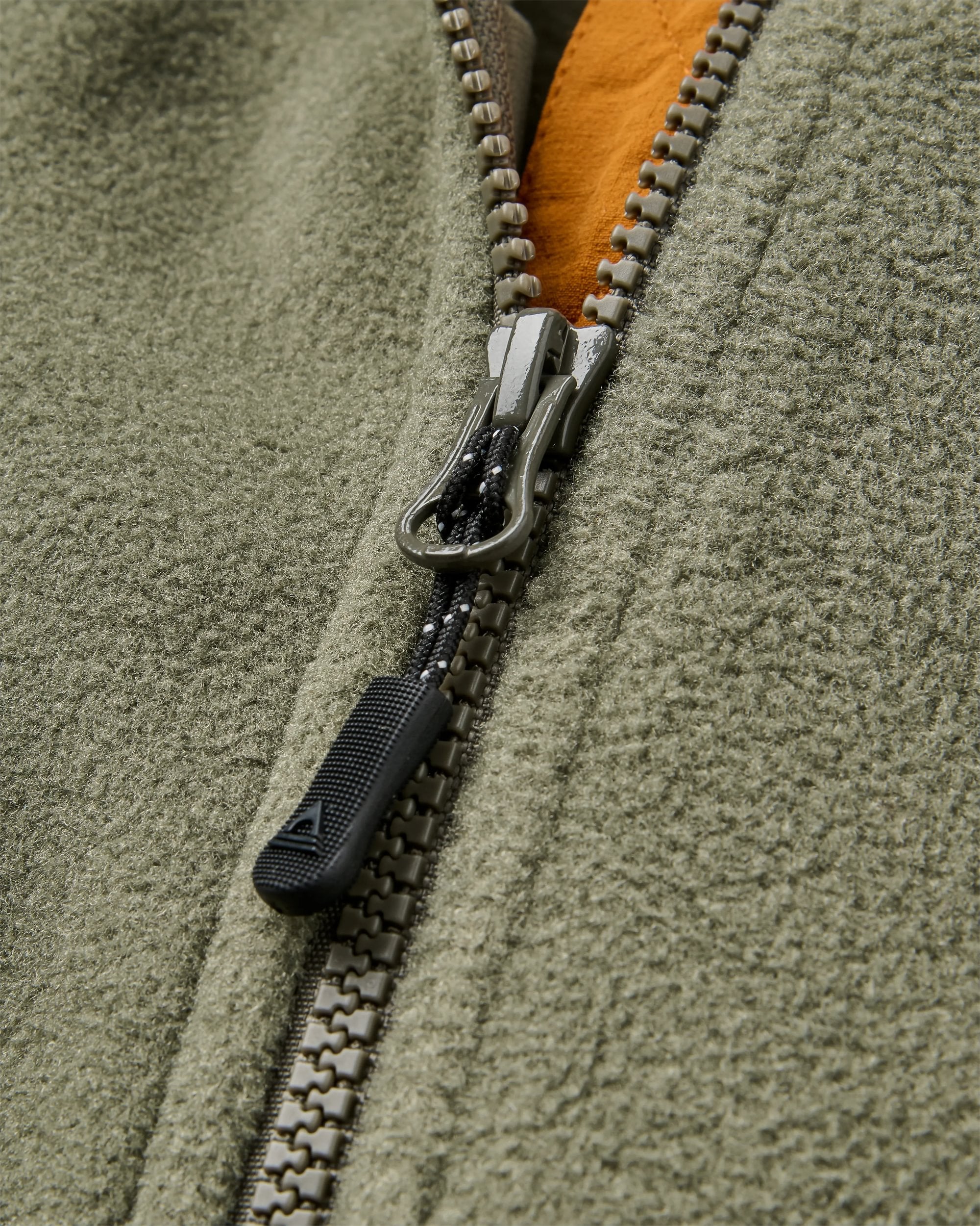 Sierrascape Men's Recycled Polartec® Fleece Hoodie - Dusty Olive - Flatlay