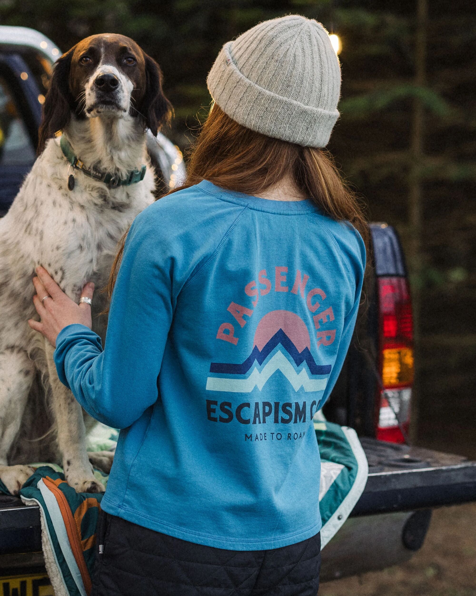 Breathe Recycled Cotton Sweatshirt - Bluejay - Lifestyle