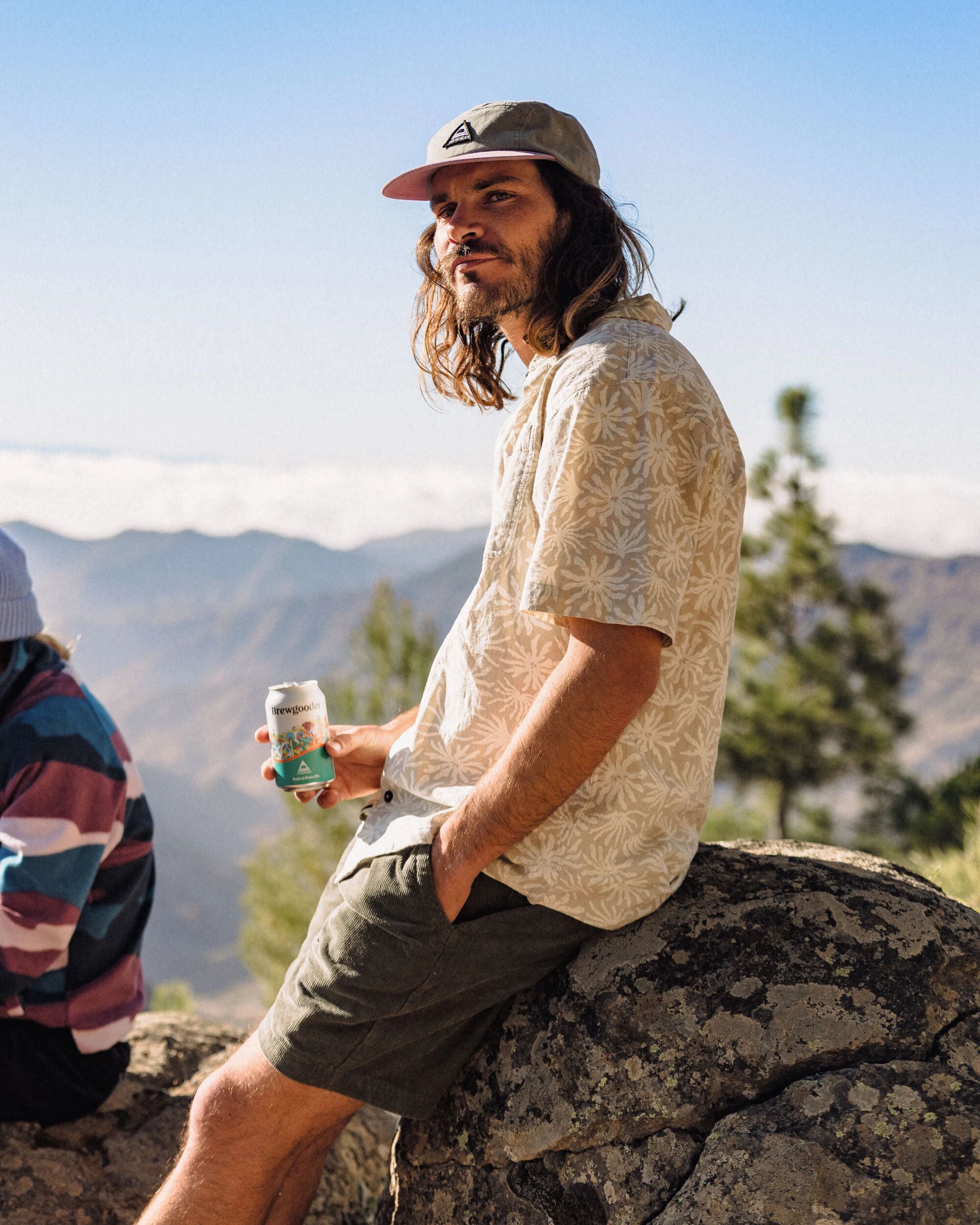 Chill Short Sleeve Shirt - Seaweed Pebble Grey - Lifestyle