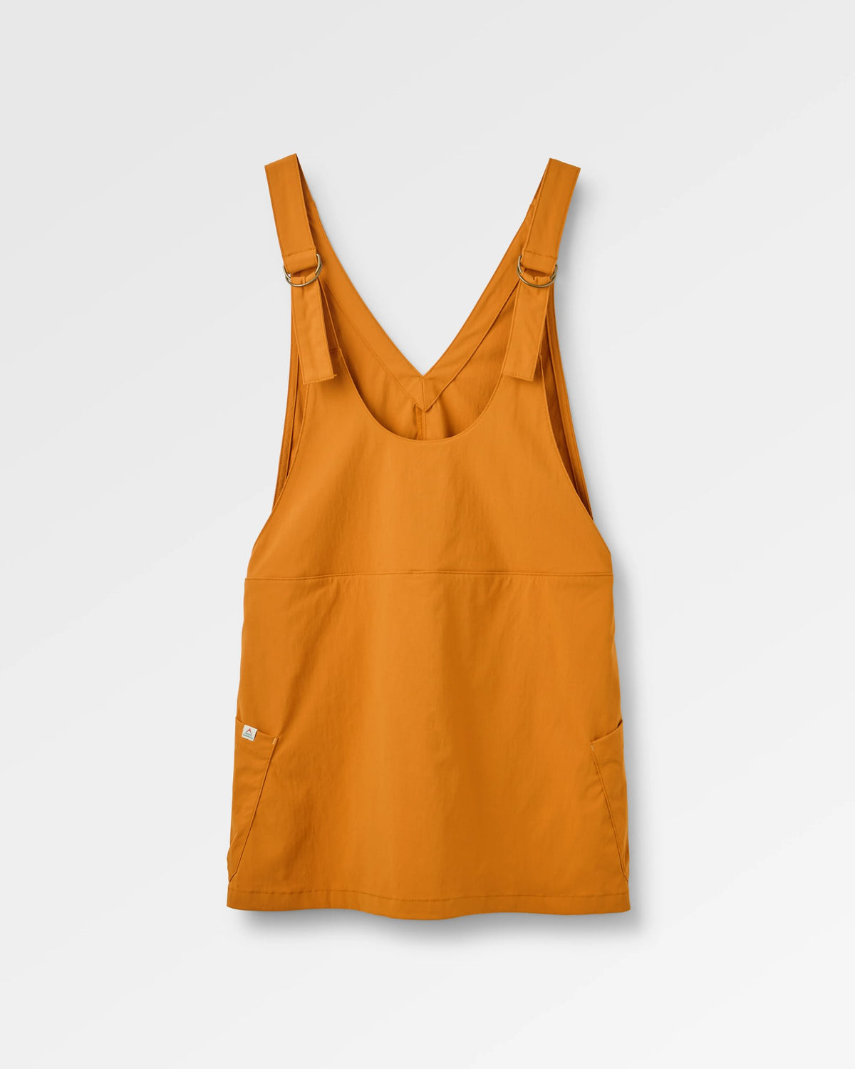 Refuel Ripstop Dress - Retro Orange - Flatlay