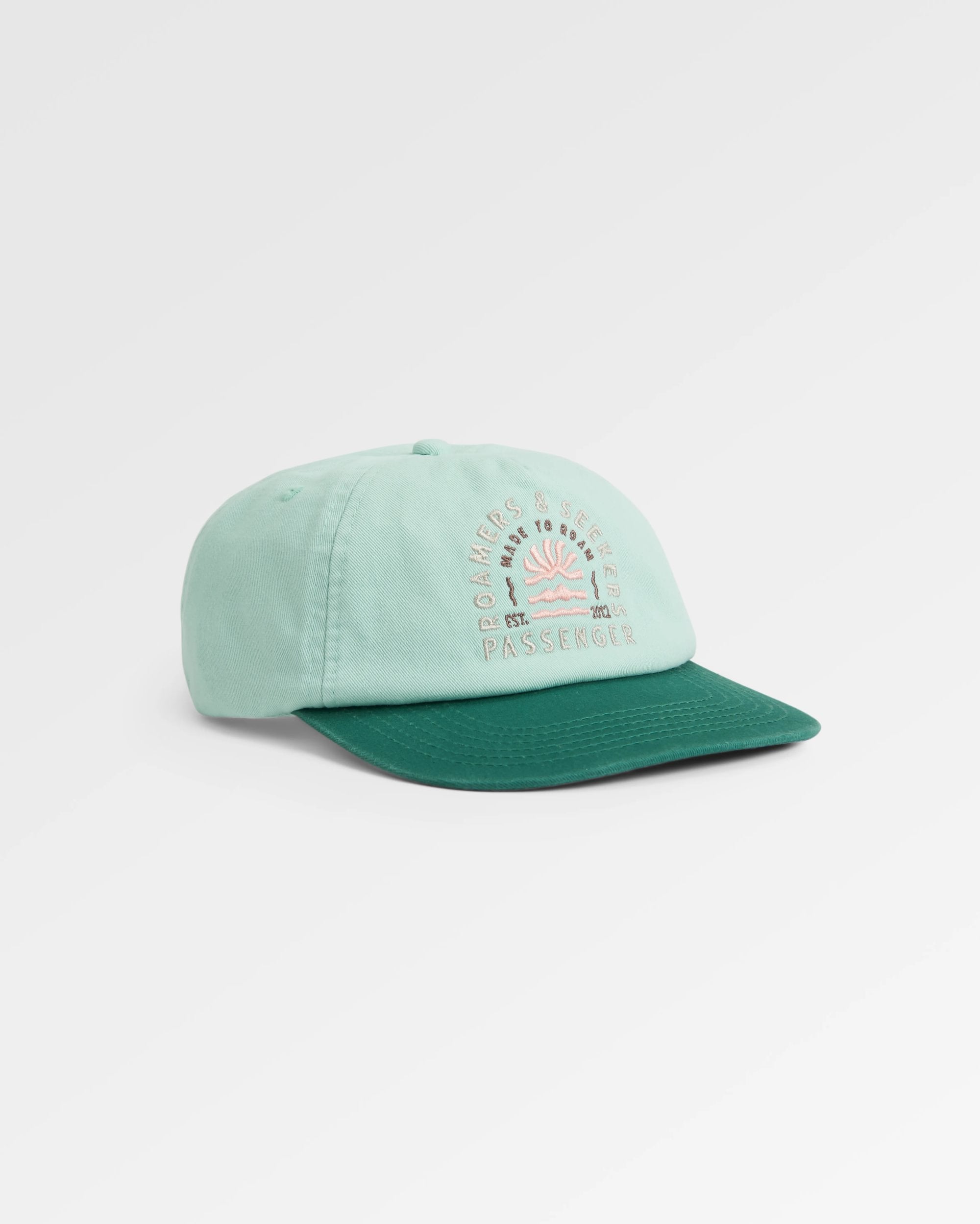 Seekers Recycled Cotton Low Profile Cap - Deep Sea - Flatlay