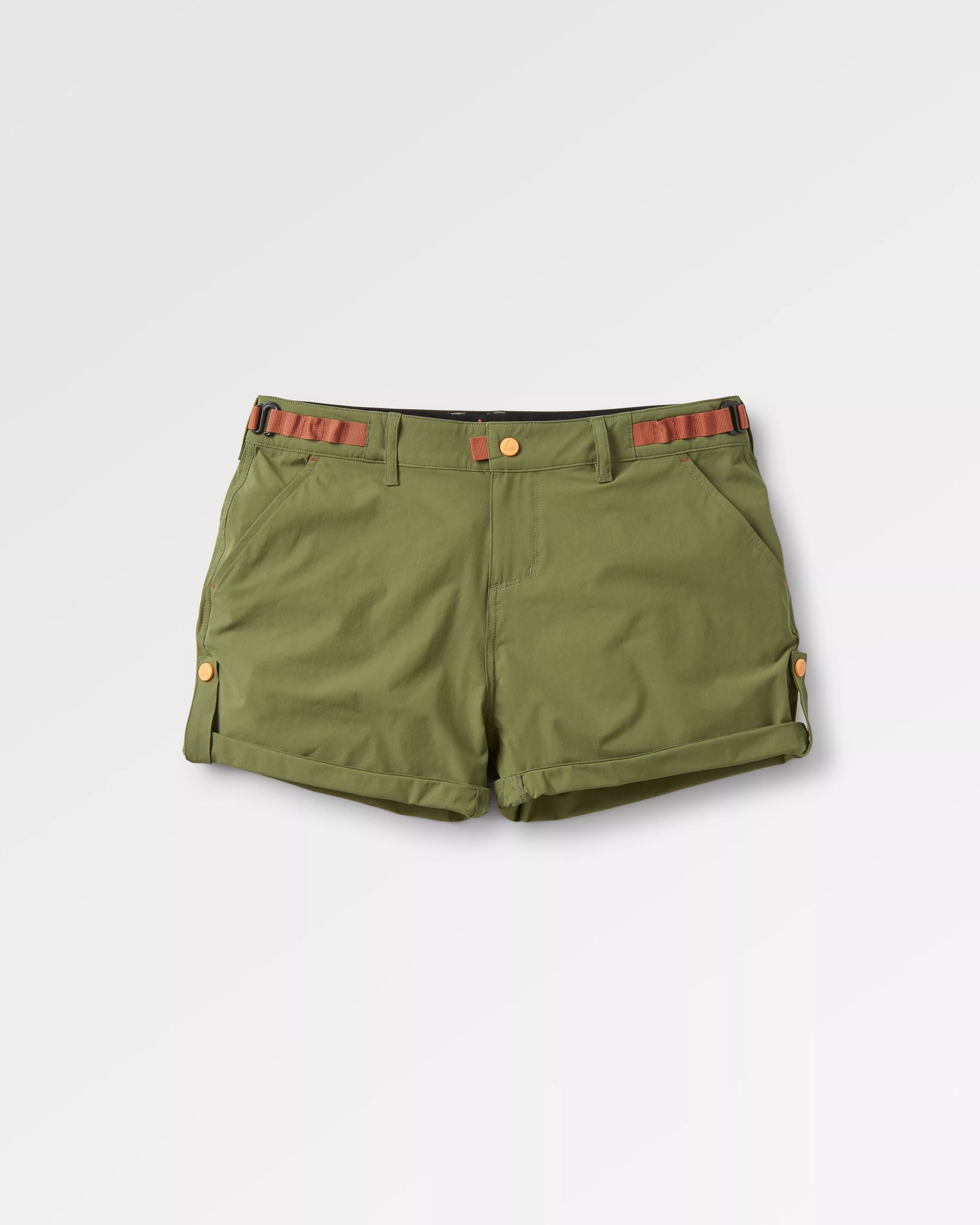 365 Trail Roll Up Short - Khaki - Flatlay