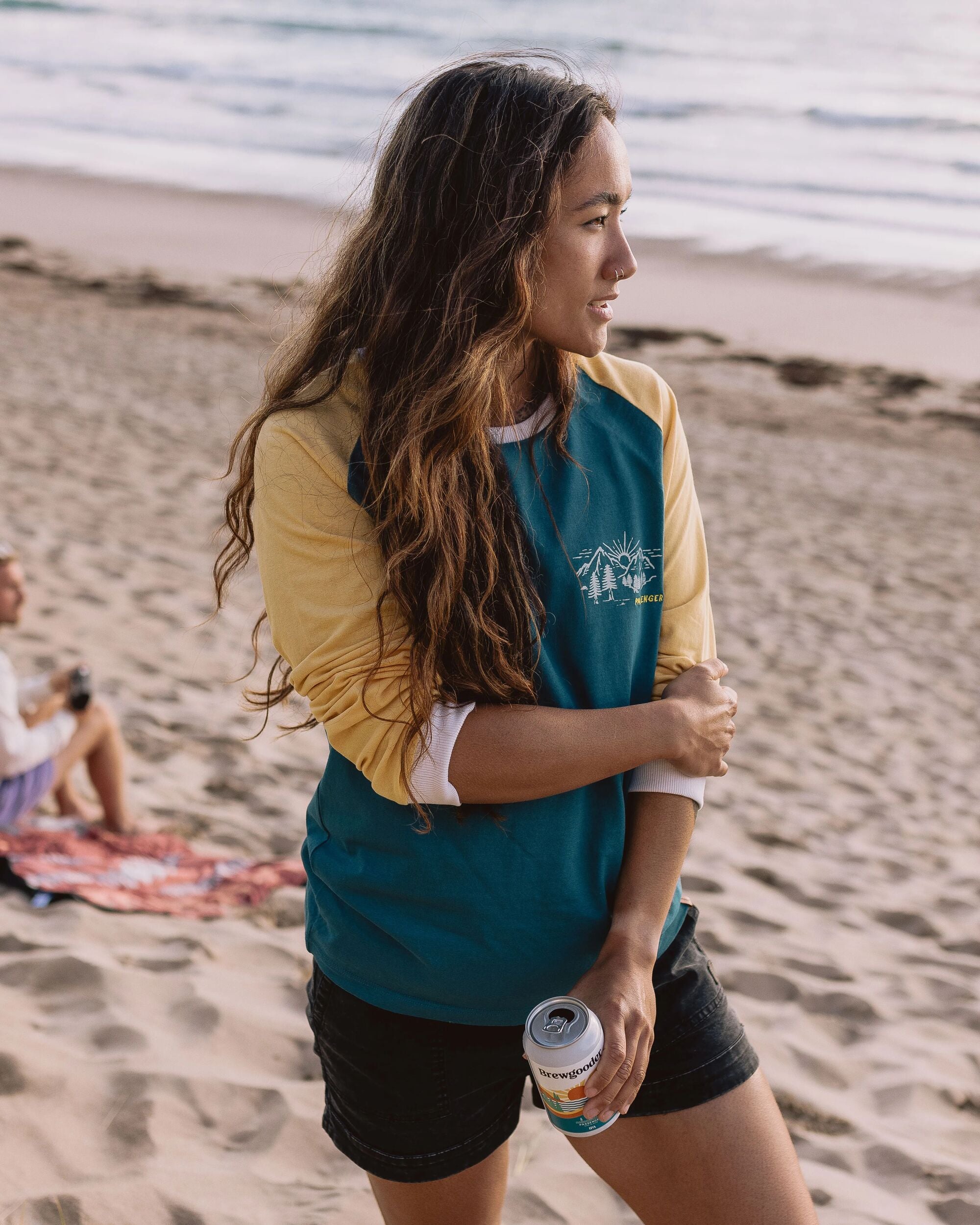 Riser LS T-Shirt - Blue Coral - Lifestyle
