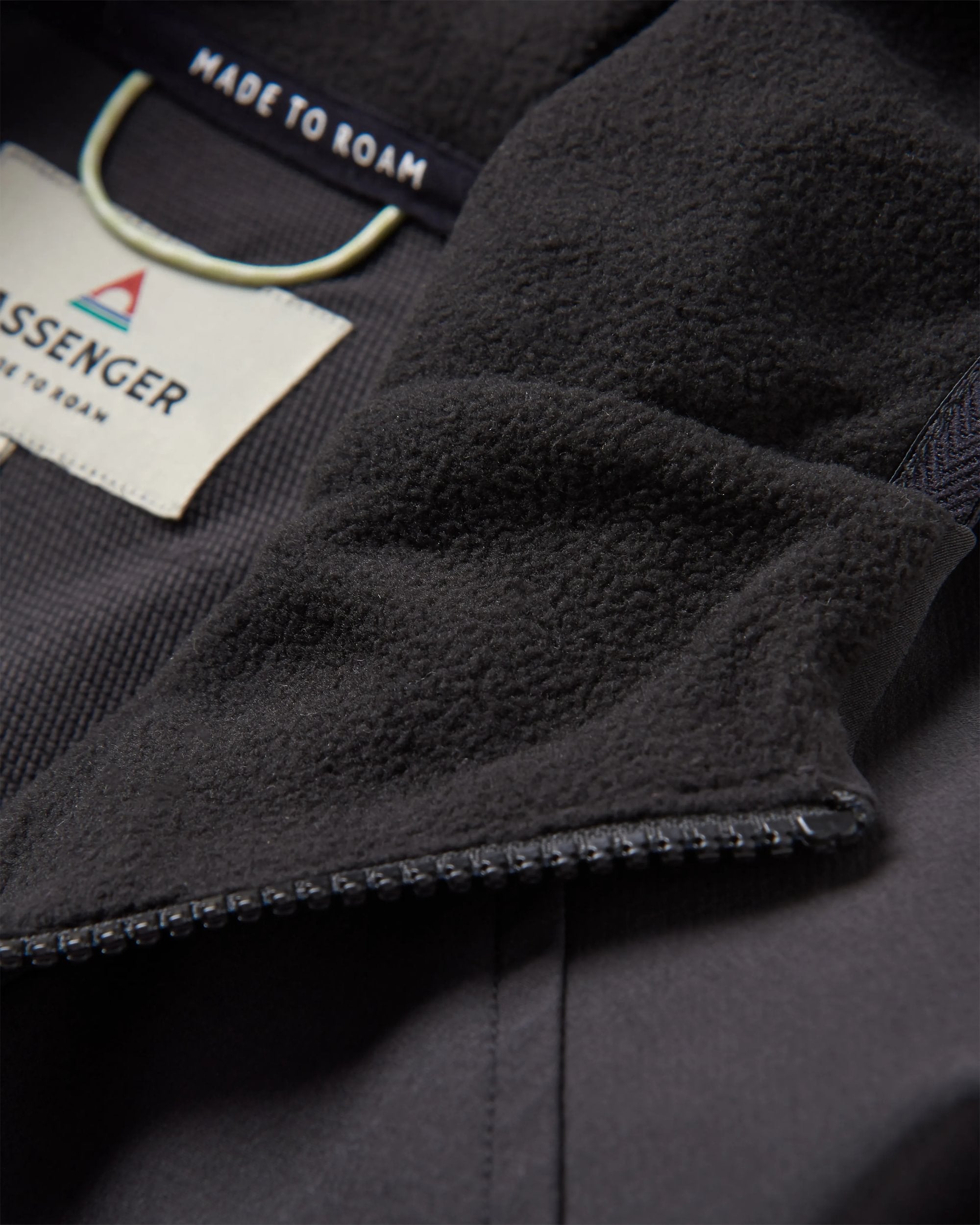 Ocean Recycled Softshell Anorak - Black - Flatlay