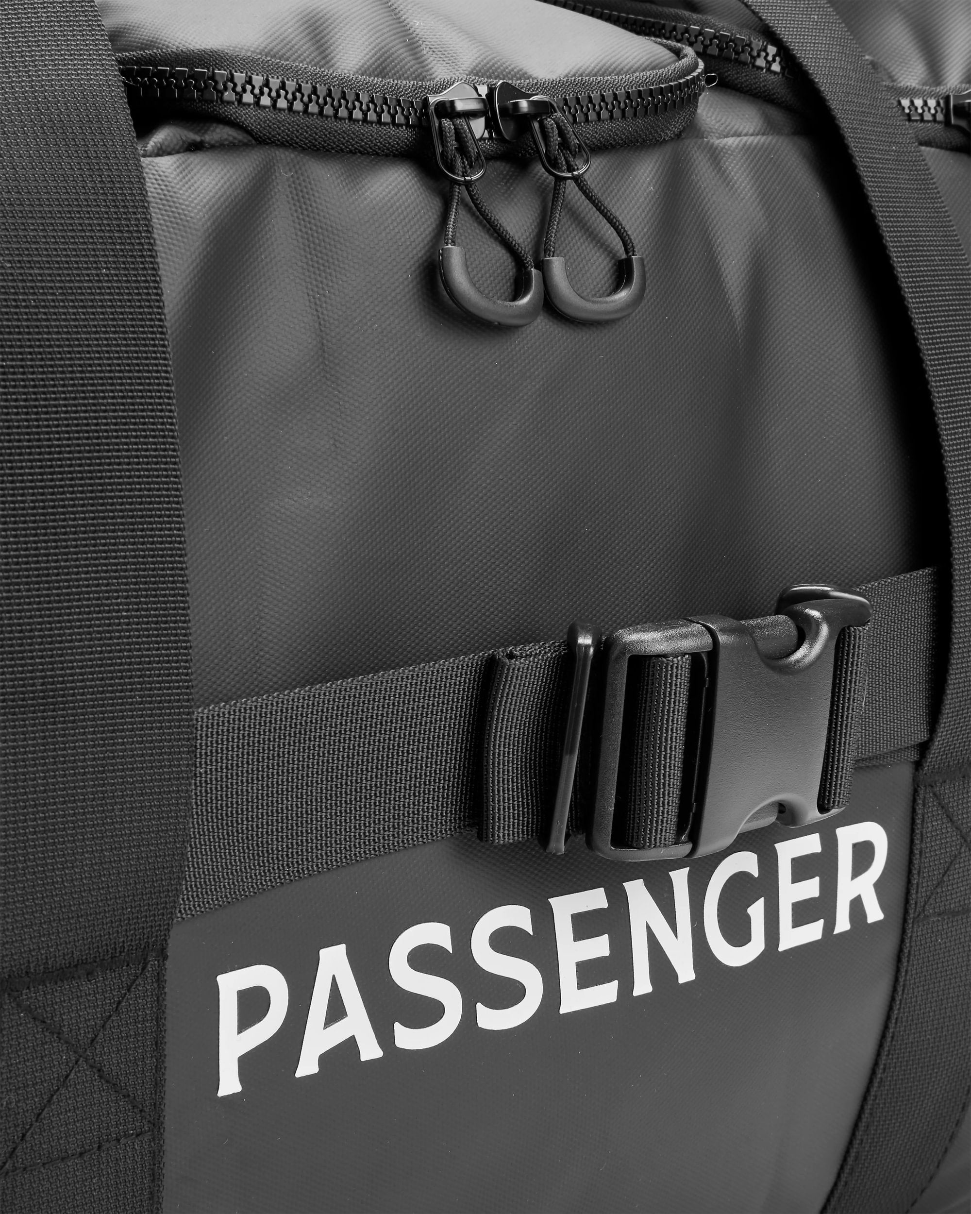 Vandrobe Recycled Duffel - Black - Flatlay