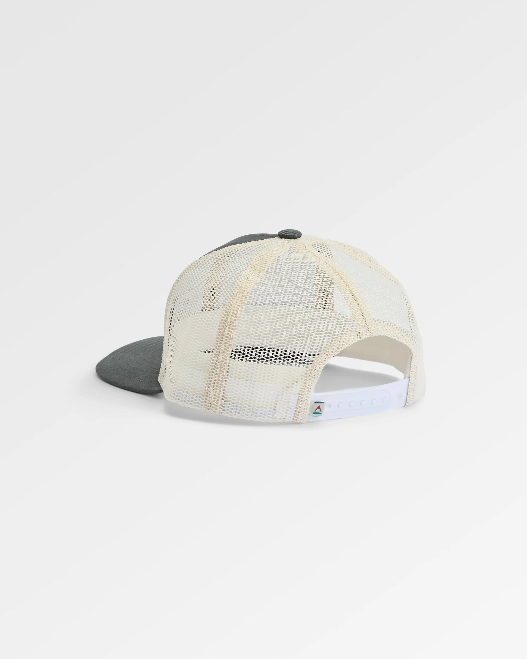 Dawning Organic Cotton Trucker Cap - Charcoal - Flatlay