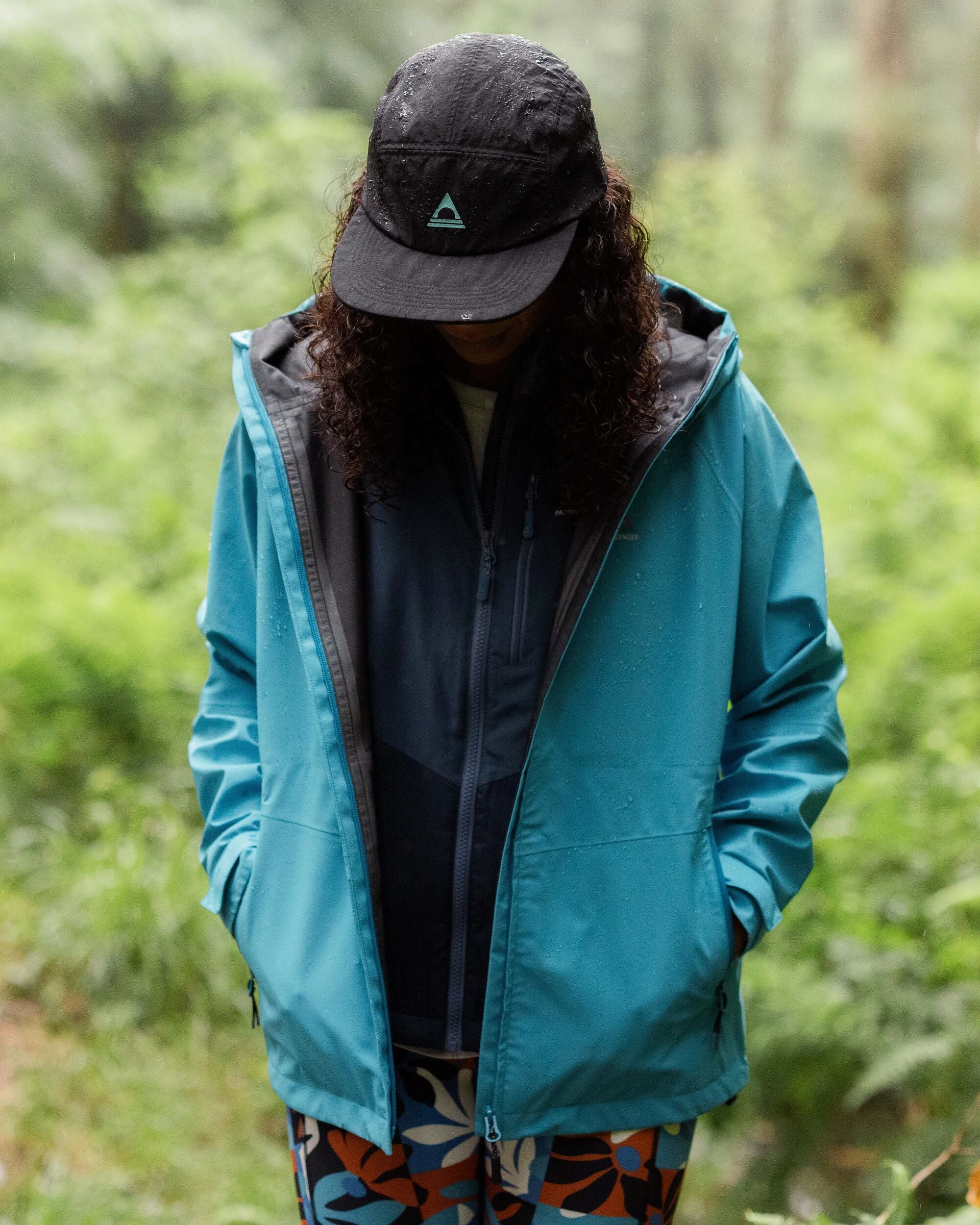 Five Element Recycled Waterproof Jacket - Bluejay - Lifestyle