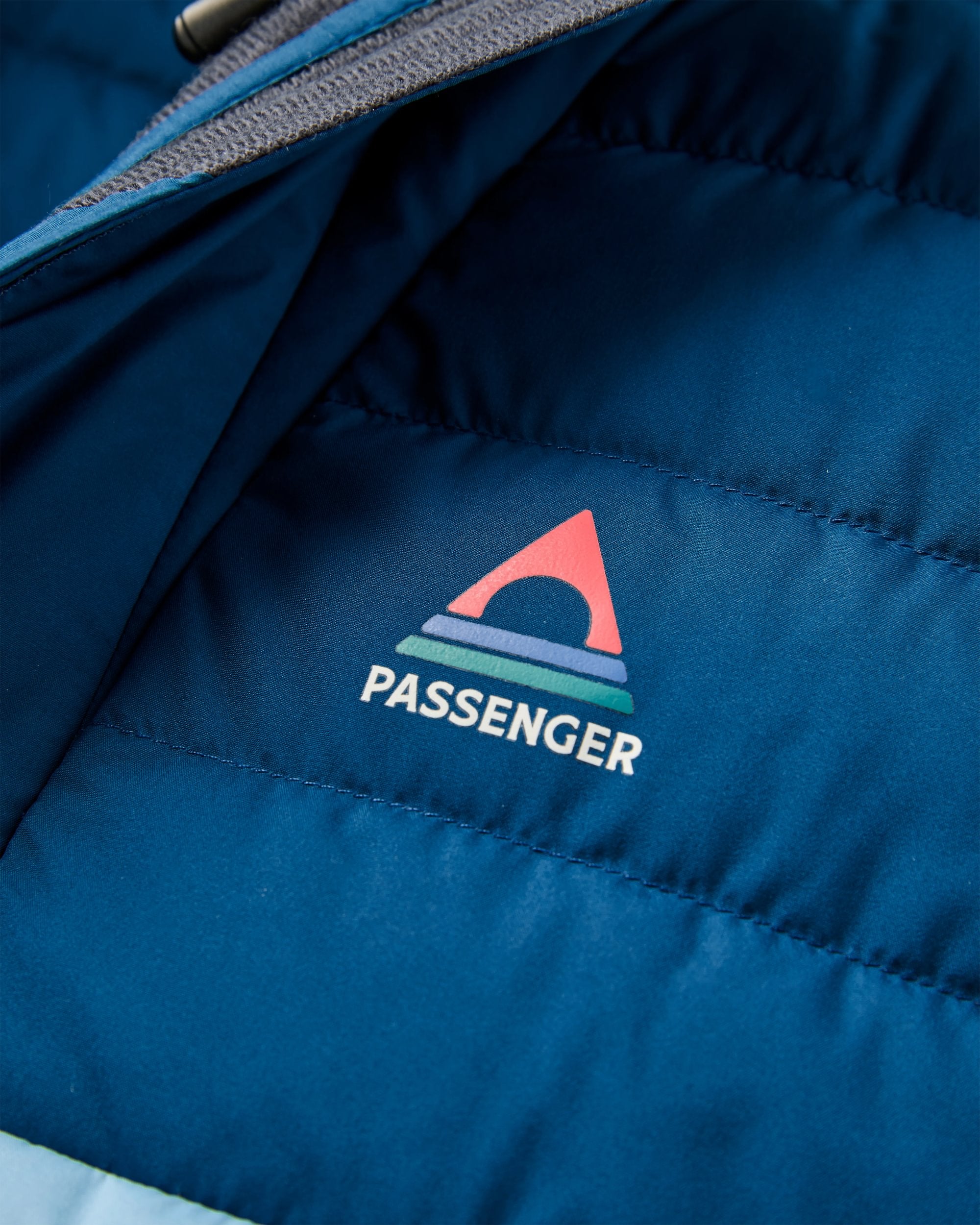Northstar Down Recycled Jacket - Retro Blue/Tidal Blue - Flatlay